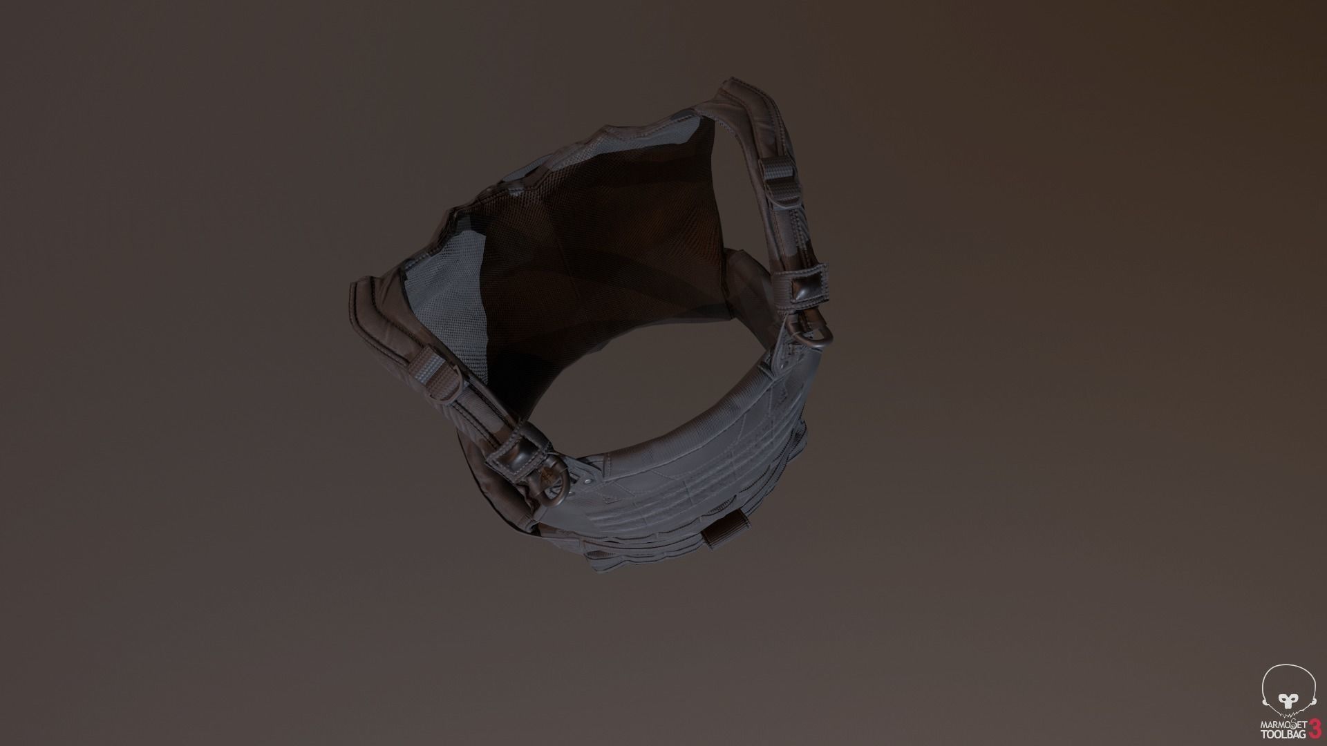 Tactical Bullet Proof Vest - PBR Lowpoly Game Ready Low-poly 3D model_13