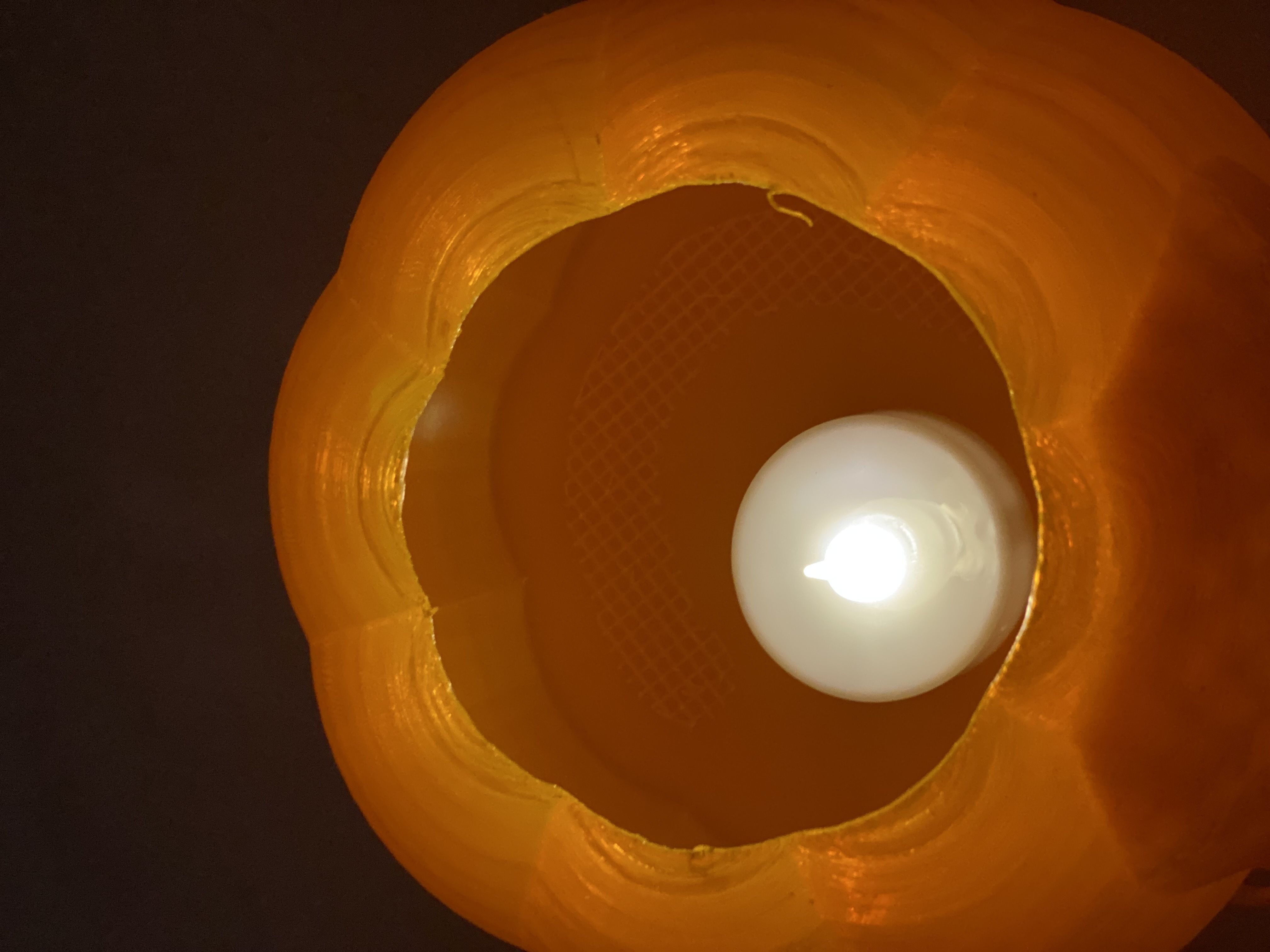 Halloween The Jack-O-Lantern with Skull 3D print model_6