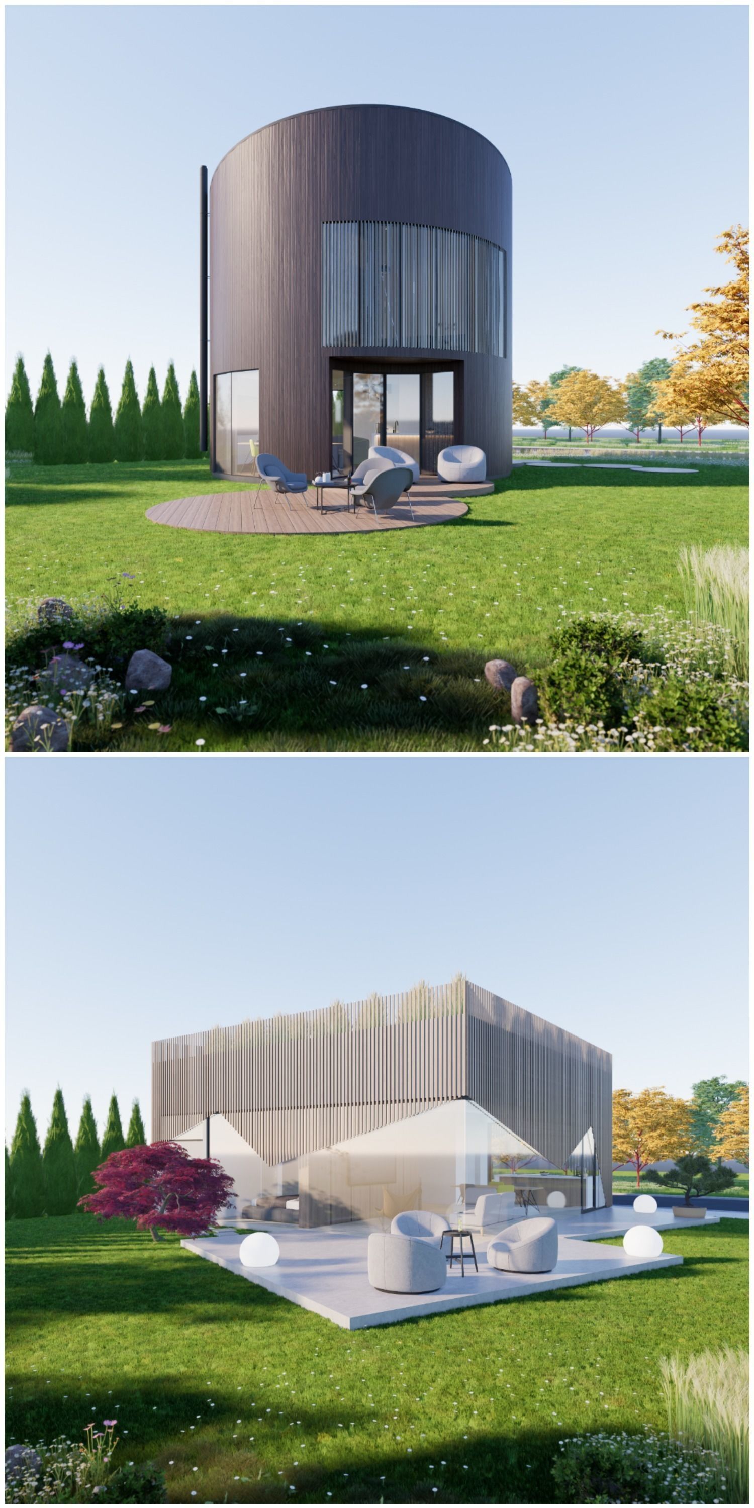 House Pack of 10 - Part 2  Low-poly 3D model_10