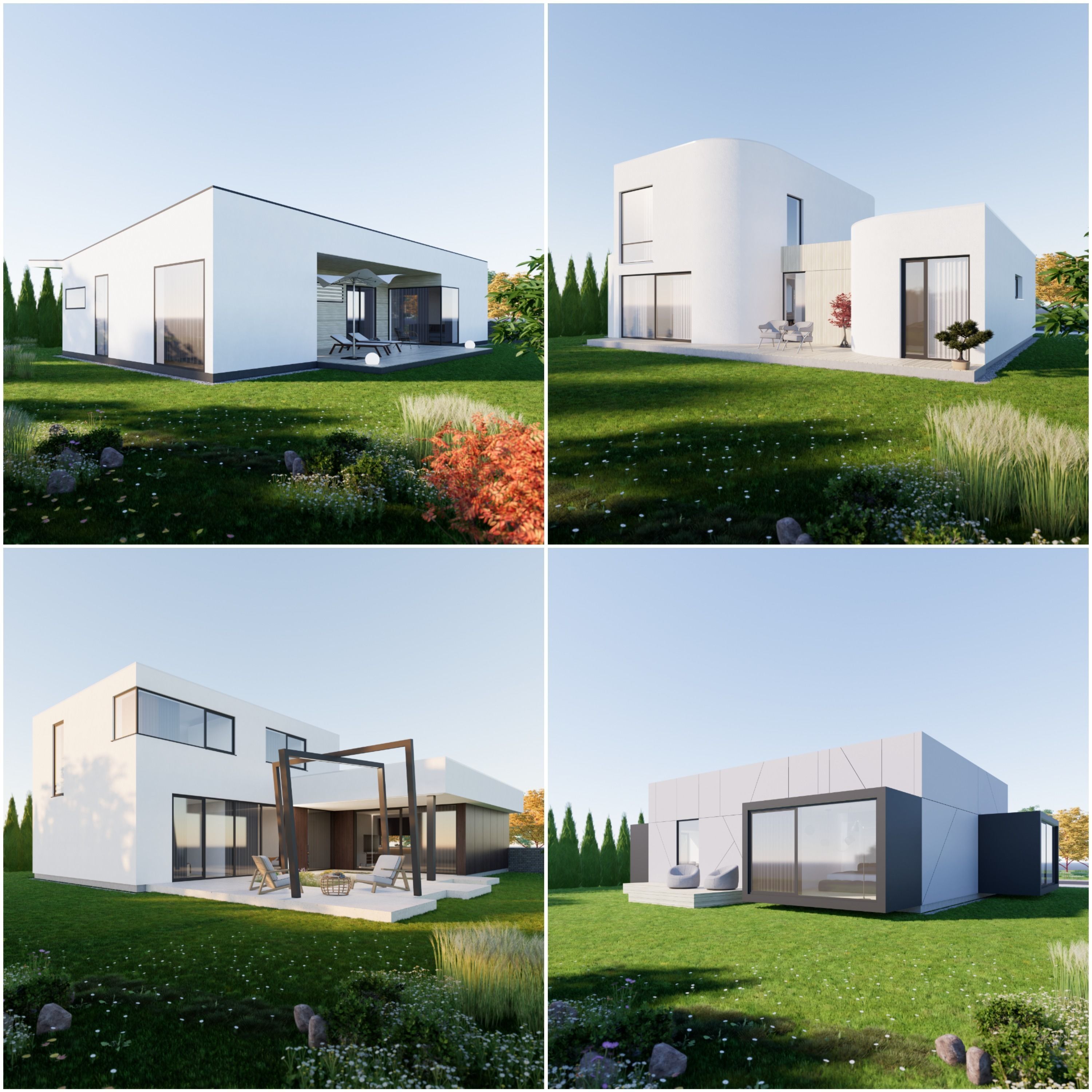 House Pack of 10 - Part 2  Low-poly 3D model_9