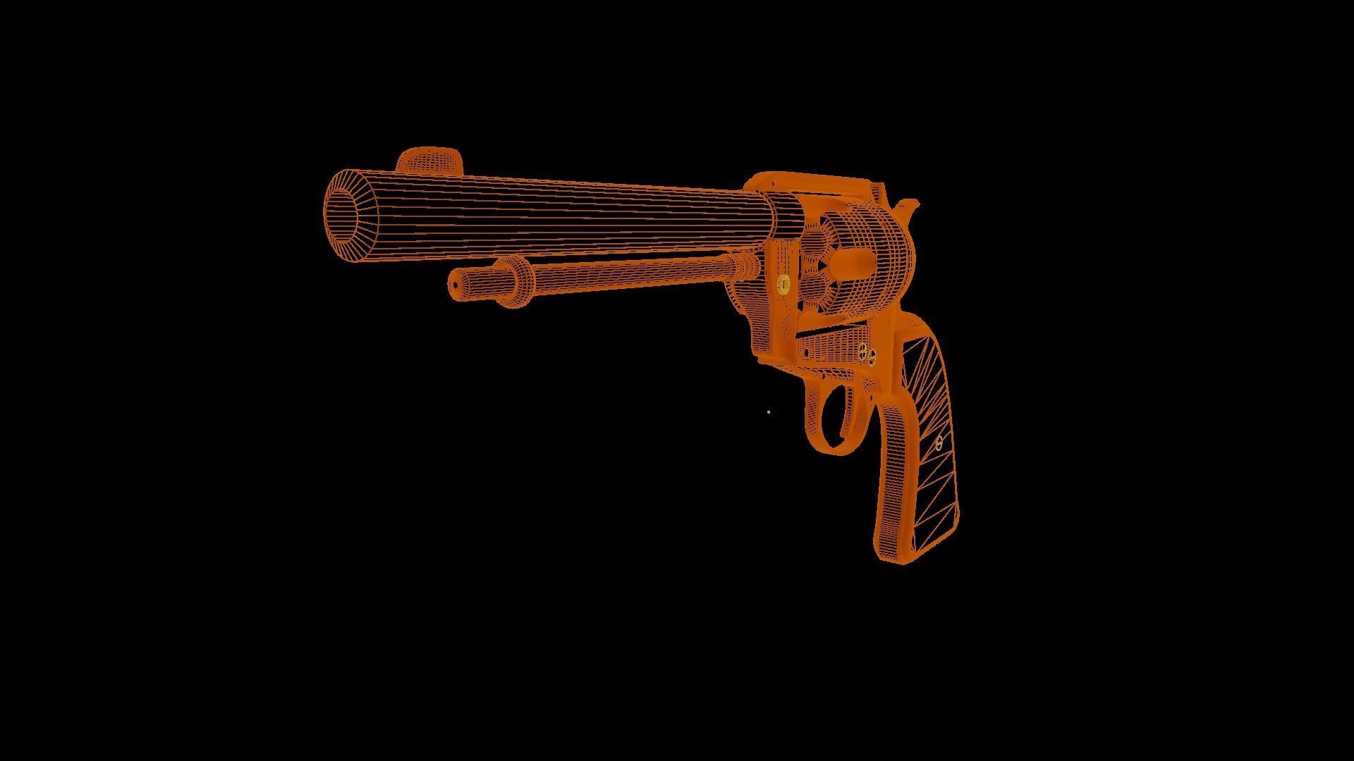 Revolver 3D model | CGTrader