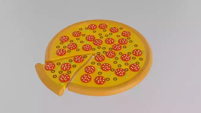 PIZZA CARTOON LOW