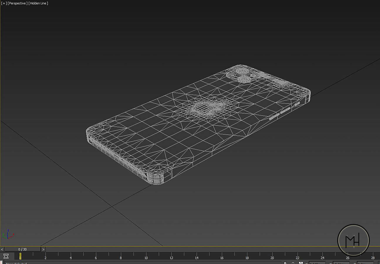 IPhone 13 3D Model  Low-poly 3D model_8
