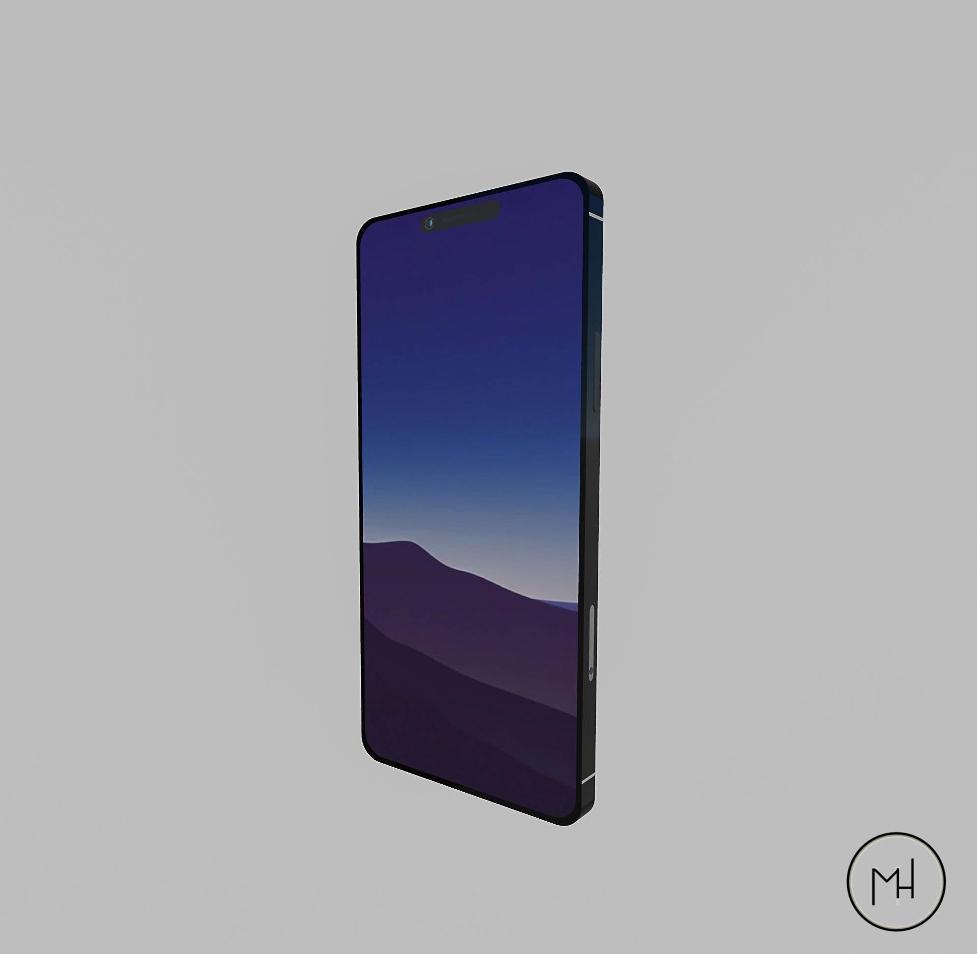 IPhone 13 3D Model  Low-poly 3D model_4