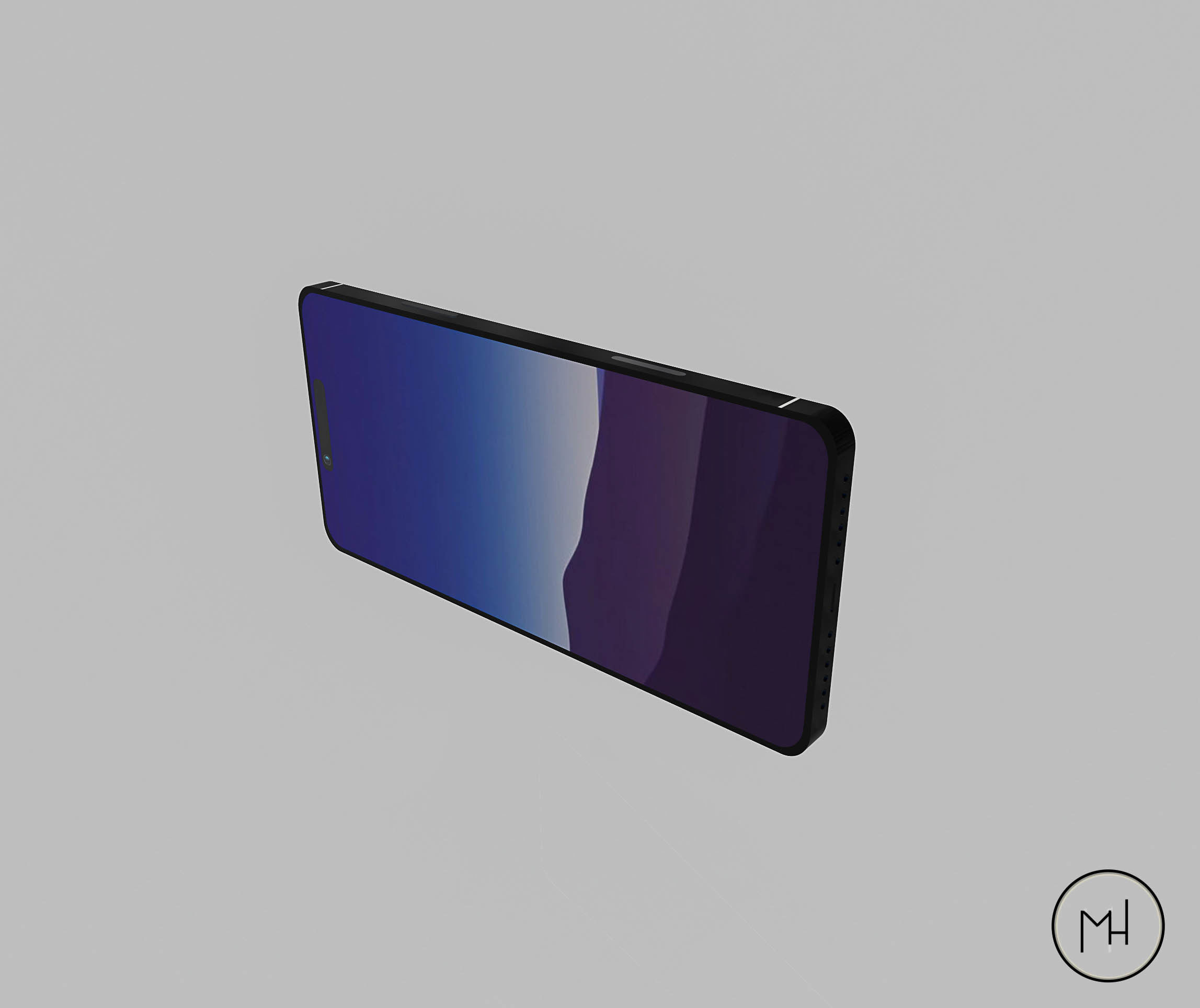 IPhone 13 3D Model  Low-poly 3D model_7