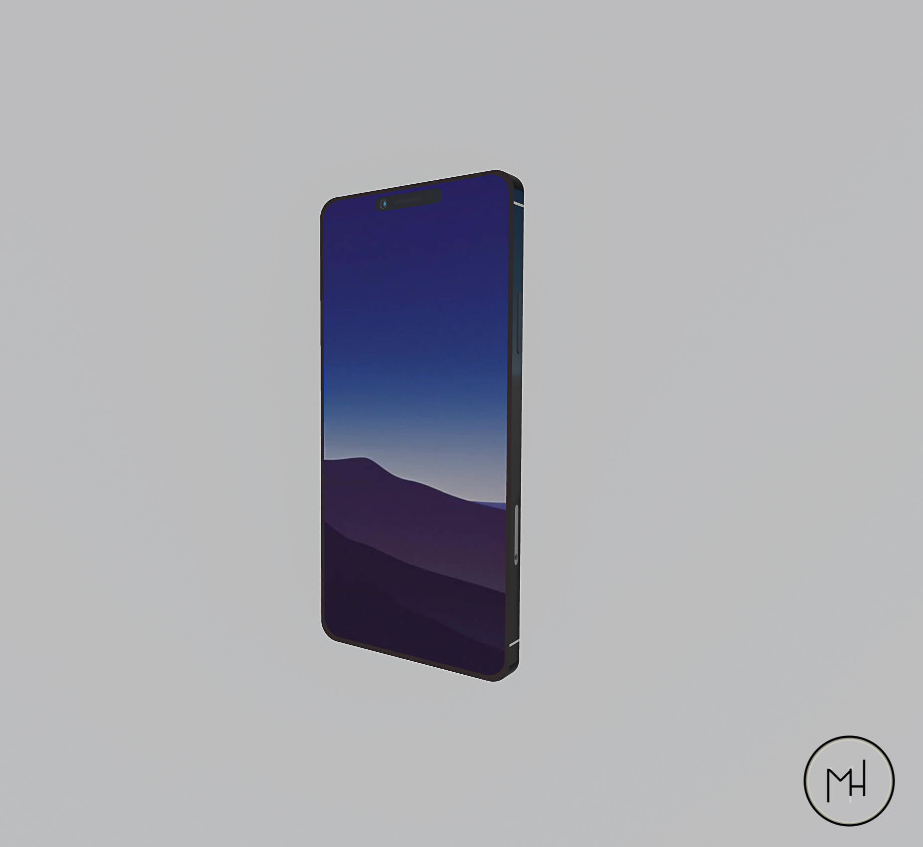 IPhone 13 3D Model  Low-poly 3D model_2