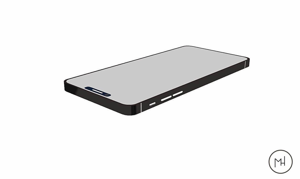 IPhone 13 3D Model  Low-poly 3D model_11
