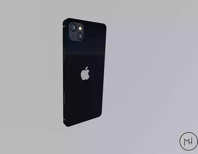 IPhone 13 3D Model  Low-poly 3D model