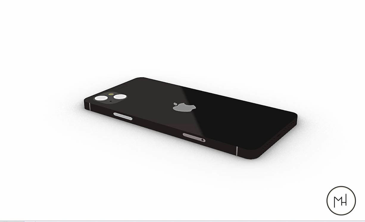 IPhone 13 3D Model  Low-poly 3D model_12
