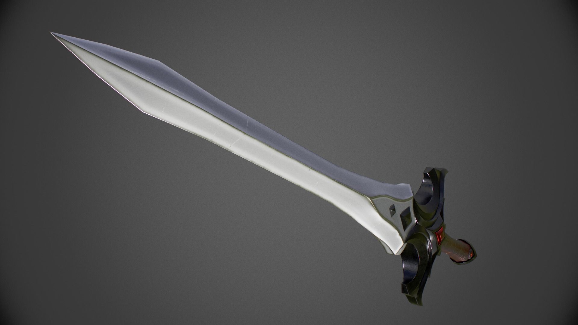 Fantasy dark weapon 3D Model Collection_15