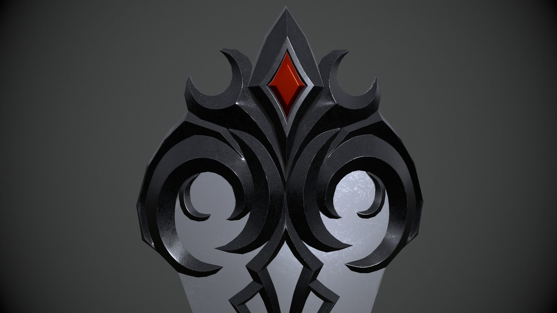 Fantasy dark weapon 3D Model Collection_9