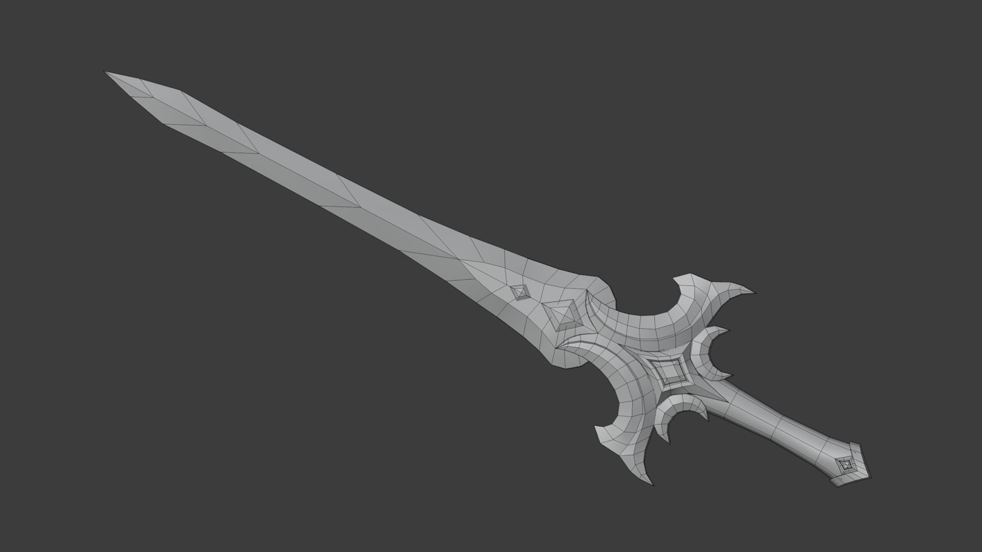 Fantasy dark weapon 3D Model Collection_16