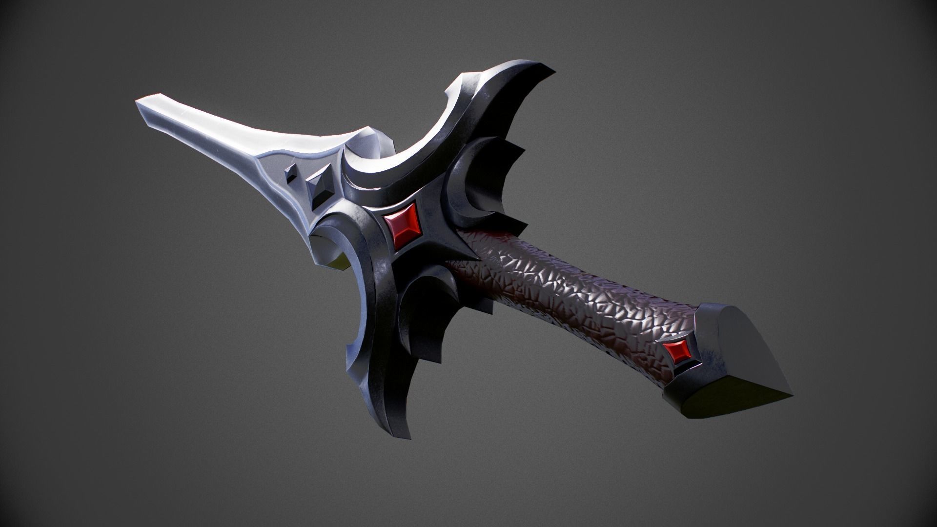 Fantasy dark weapon 3D Model Collection_14