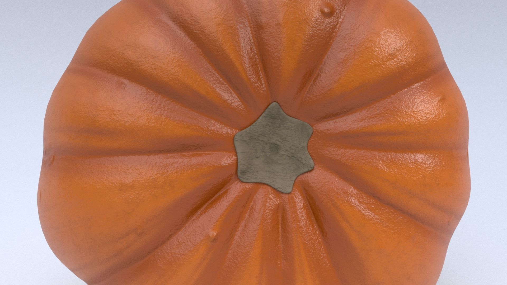Halloween Pumpkin Low-poly 3D model_7