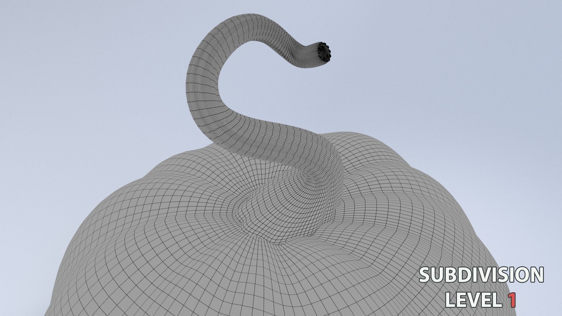 Halloween Pumpkin Low-poly 3D model_15