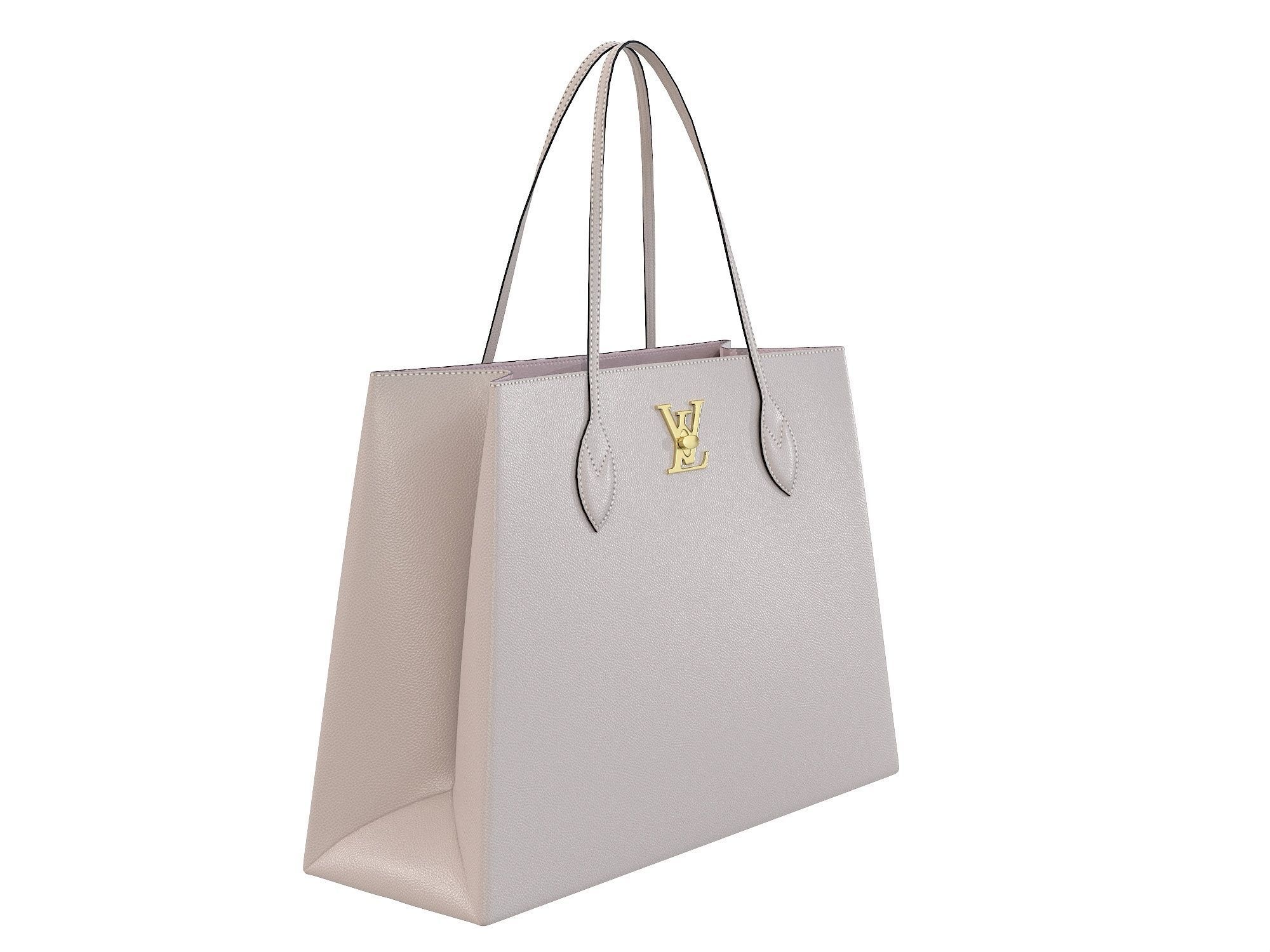 Louis Vuitton Lockme Shopper Bag 3D Model Collection_8
