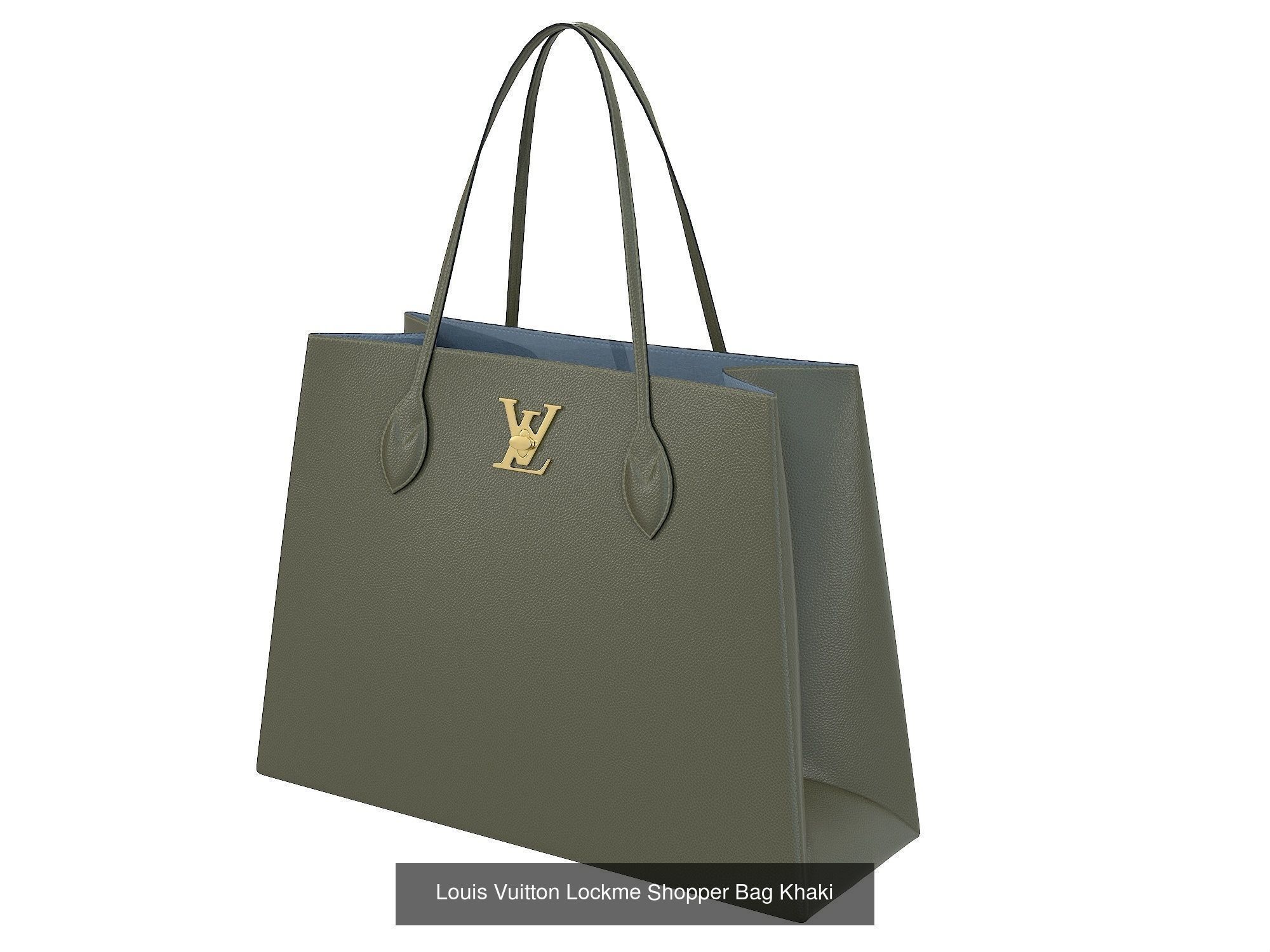 Louis Vuitton Lockme Shopper Bag 3D Model Collection_4