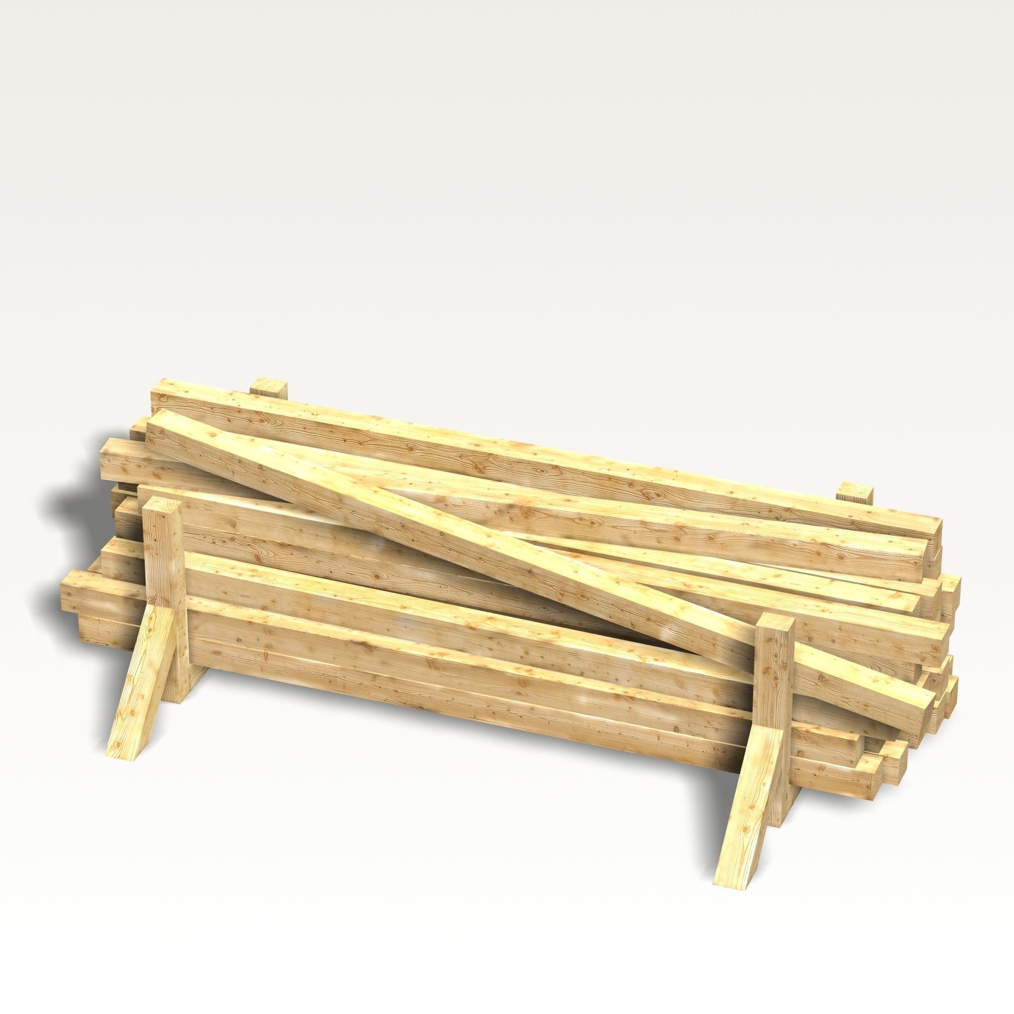 Stack wood materials 03 3D model_12