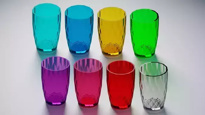 Glass II Faceted LP Lowpoly