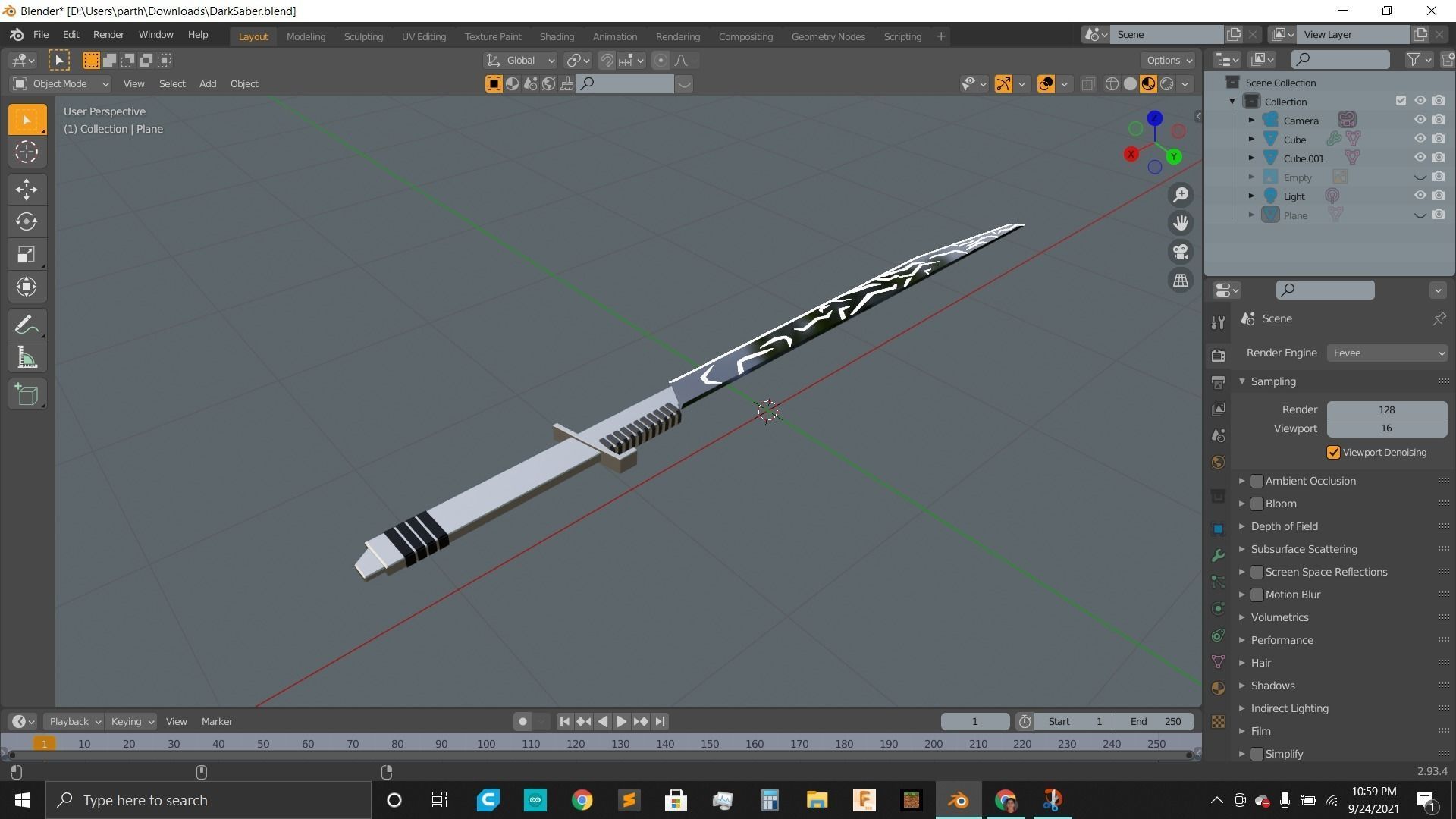 Darksaber Star-Wars 3D print model_8