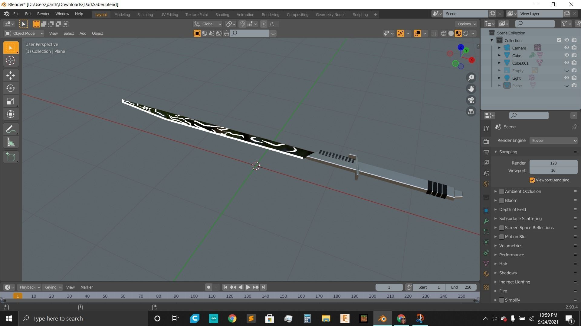 Darksaber Star-Wars 3D print model_7