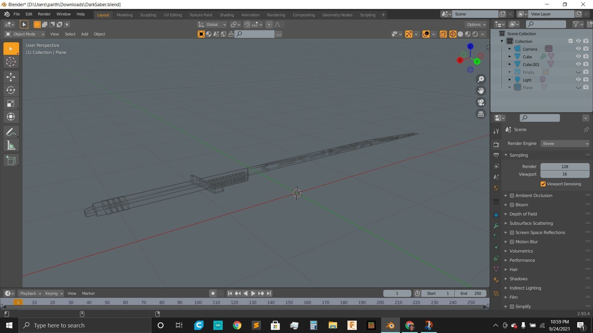 Darksaber Star-Wars 3D print model_14