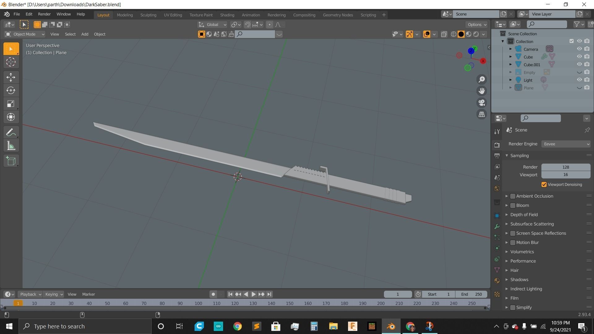 Darksaber Star-Wars 3D print model_10