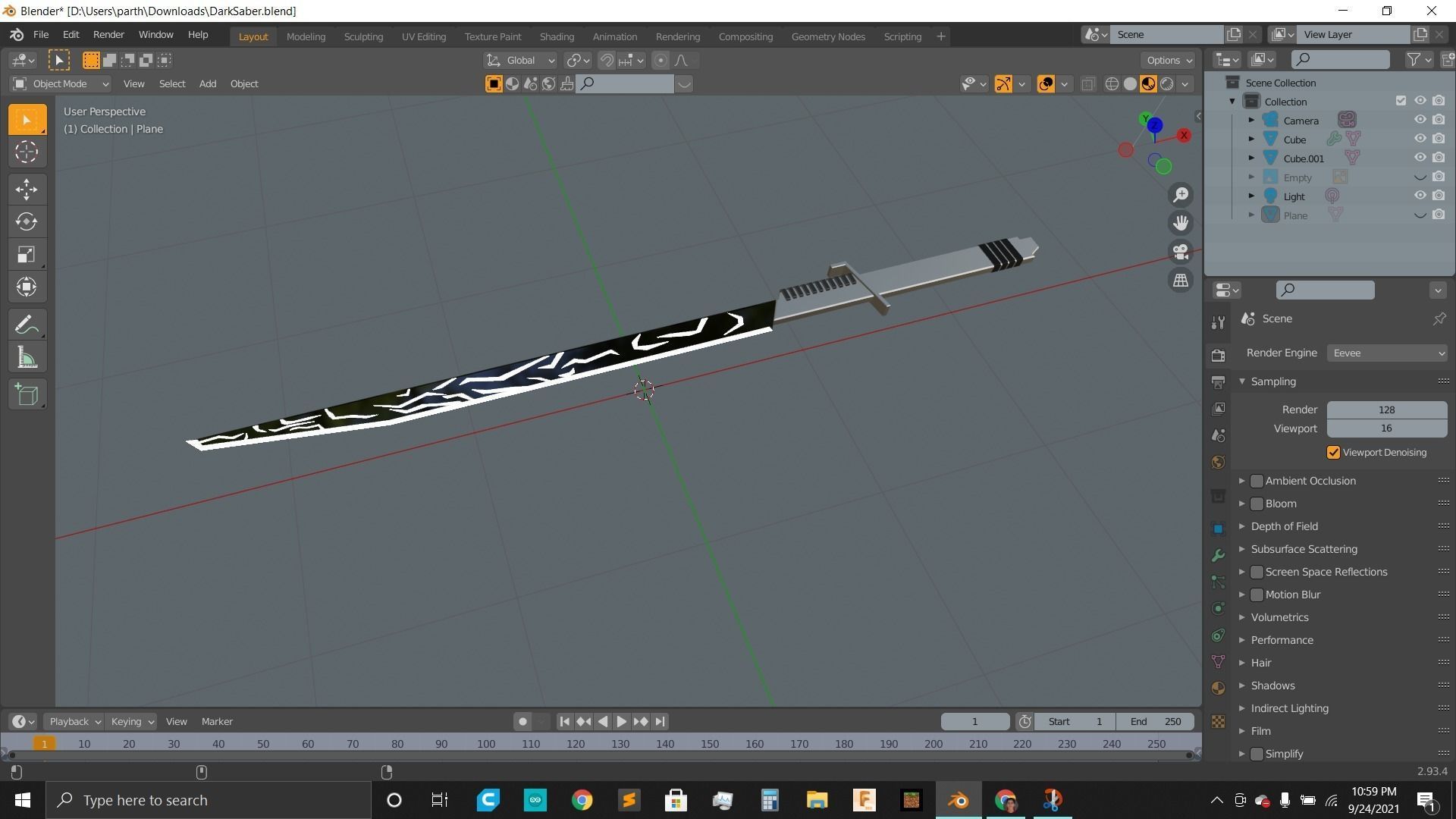 Darksaber Star-Wars 3D print model_6