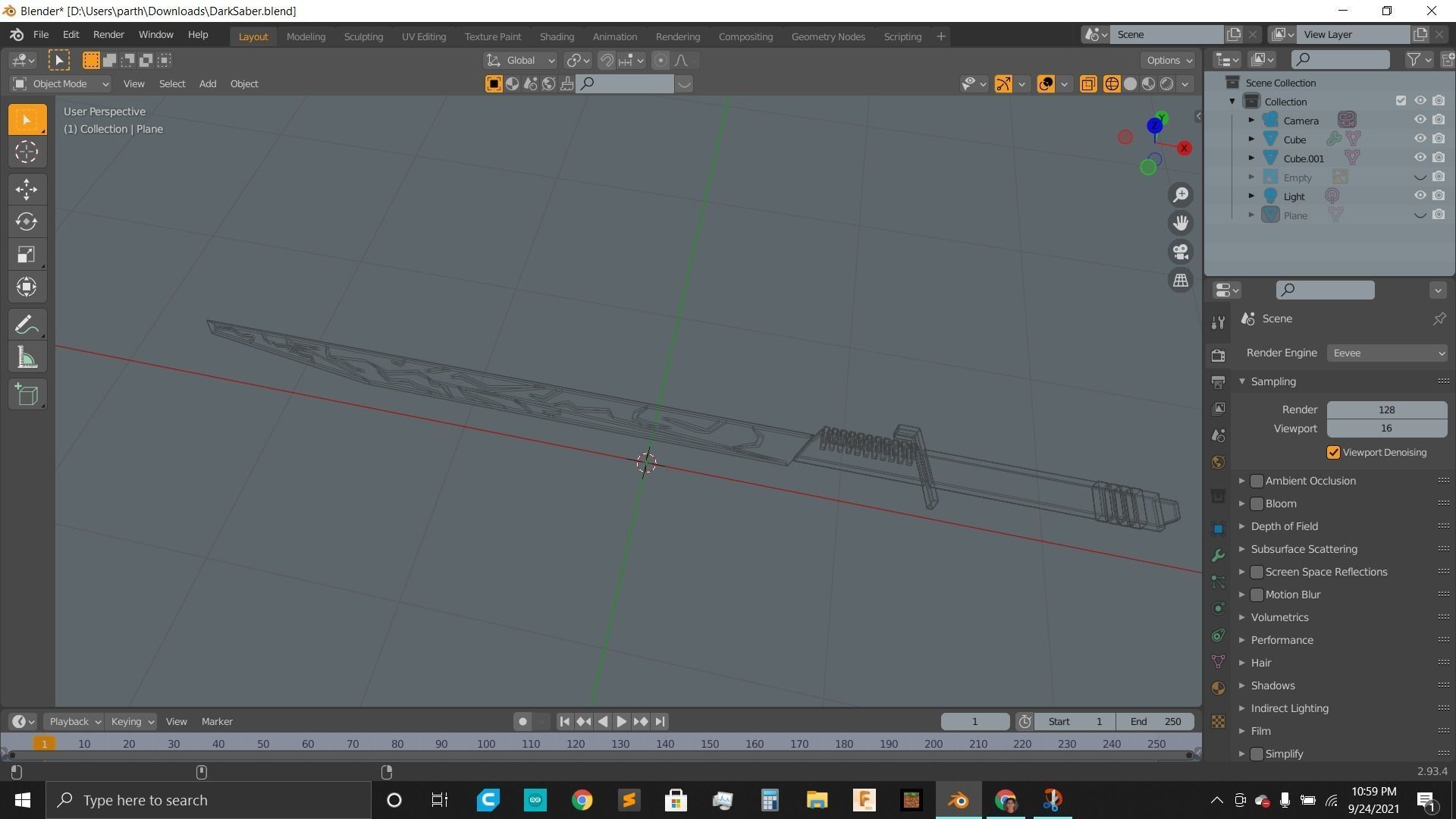 Darksaber Star-Wars 3D print model_13