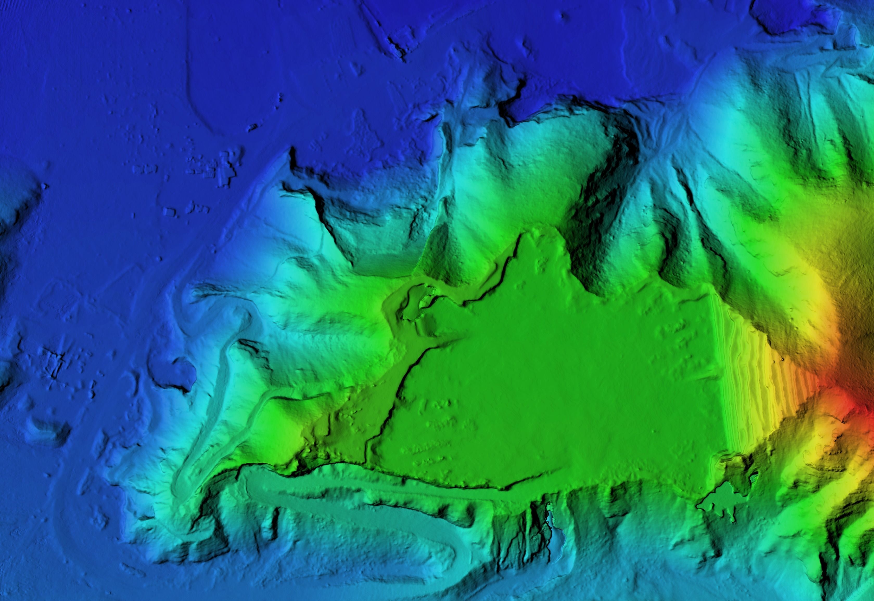 Pyramid Quarry Landscape 3D model_47