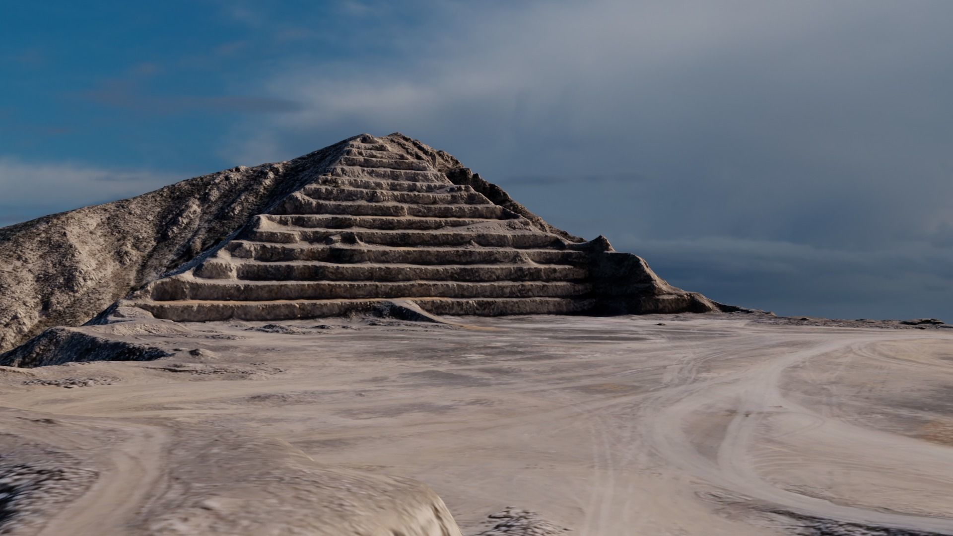 Pyramid Quarry Landscape 3D model_19