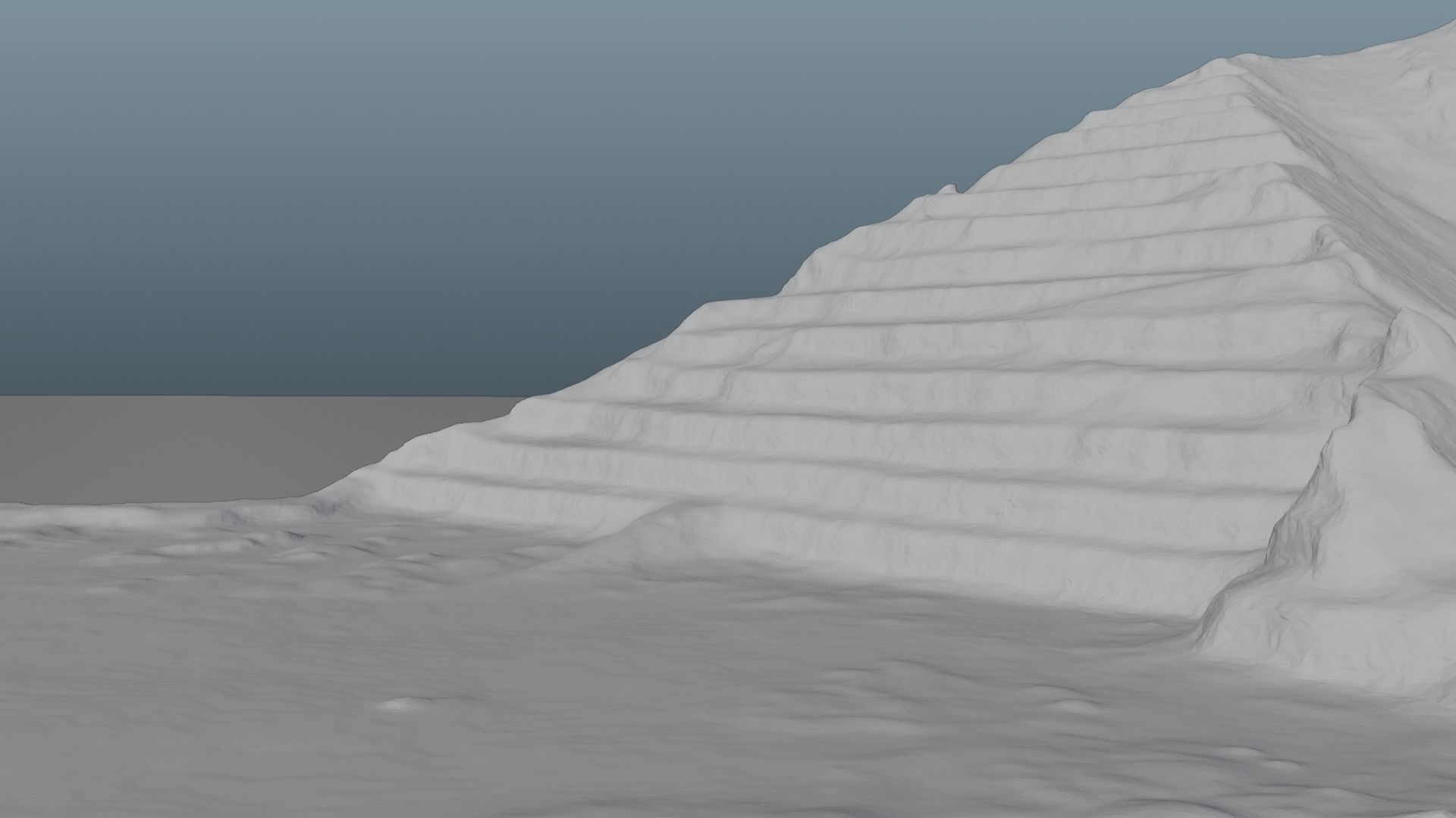 Pyramid Quarry Landscape 3D model_34