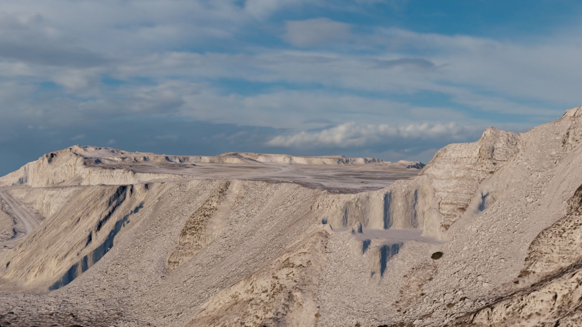 Pyramid Quarry Landscape 3D model_15