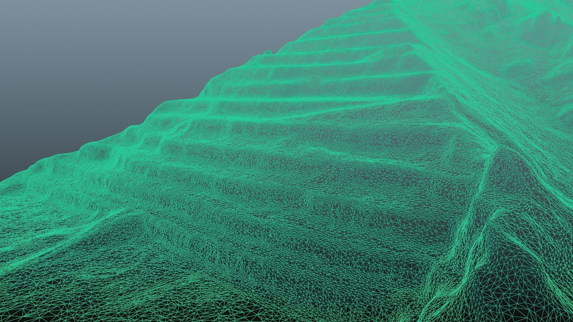 Pyramid Quarry Landscape 3D model_46