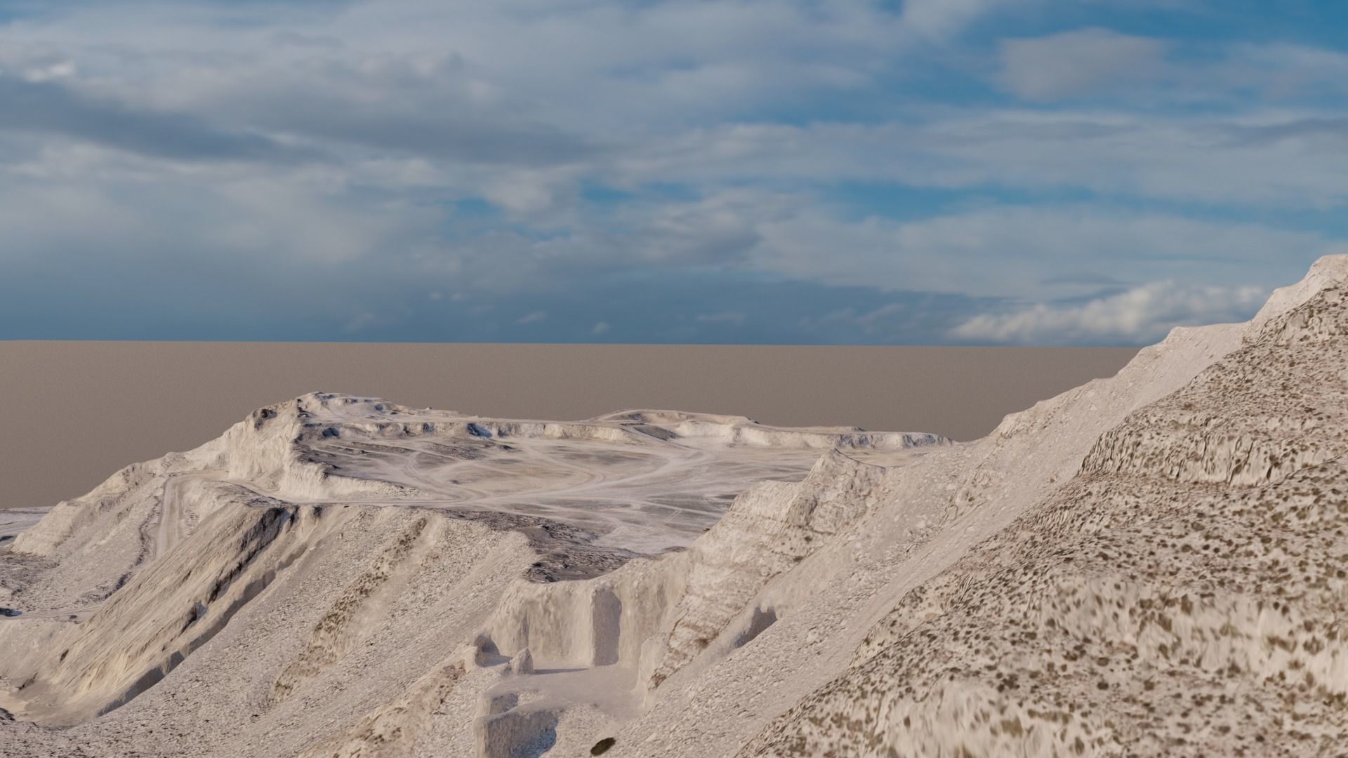 Pyramid Quarry Landscape 3D model_27