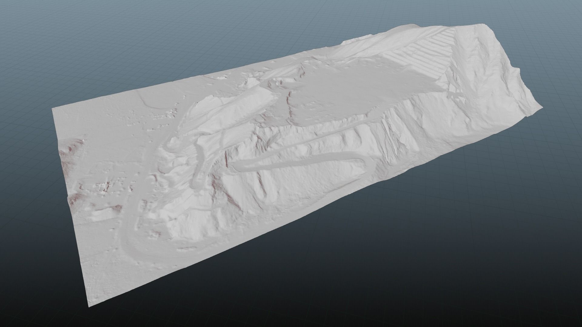 Pyramid Quarry Landscape 3D model_39