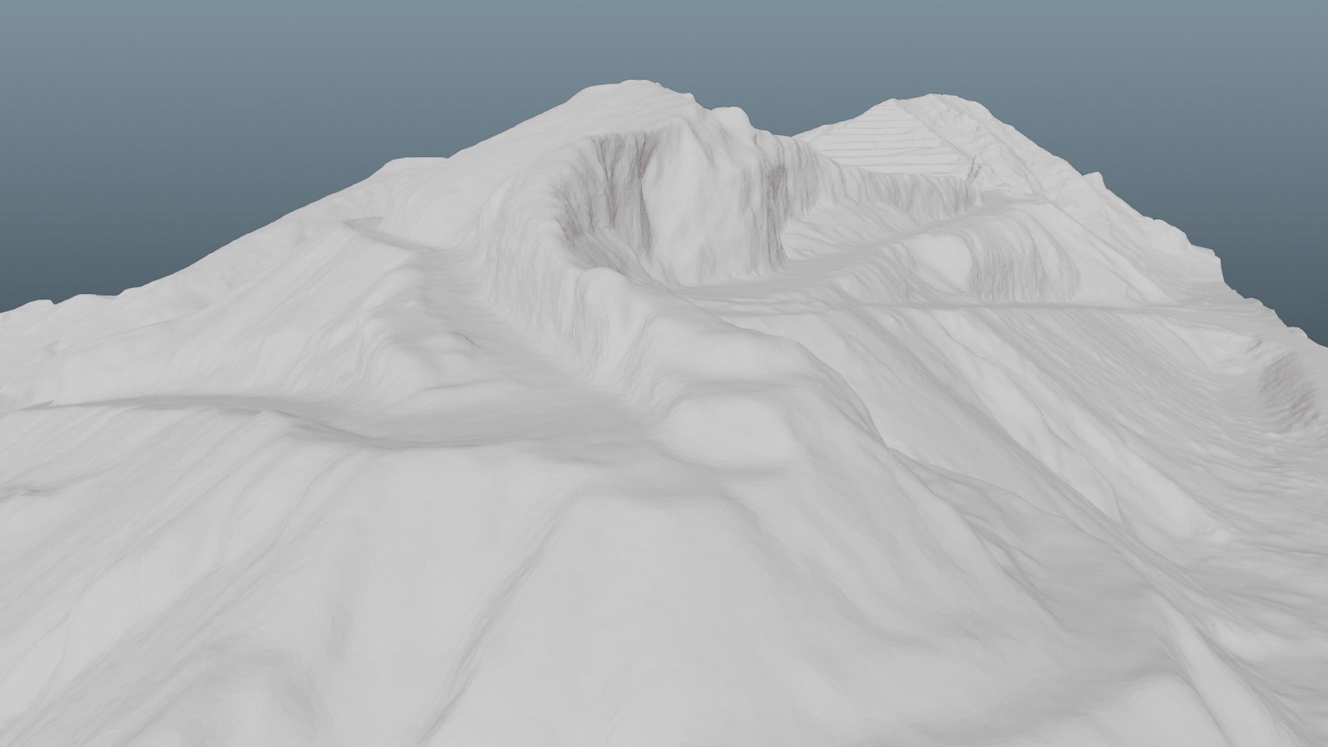 Pyramid Quarry Landscape 3D model_41