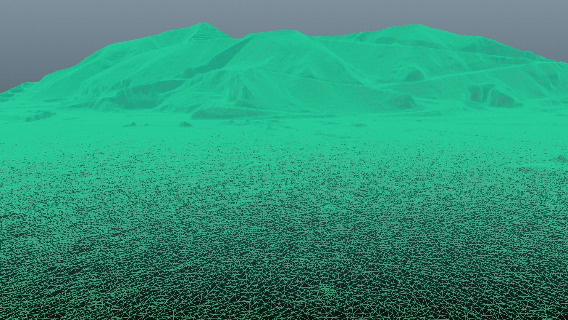 Pyramid Quarry Landscape 3D model_43