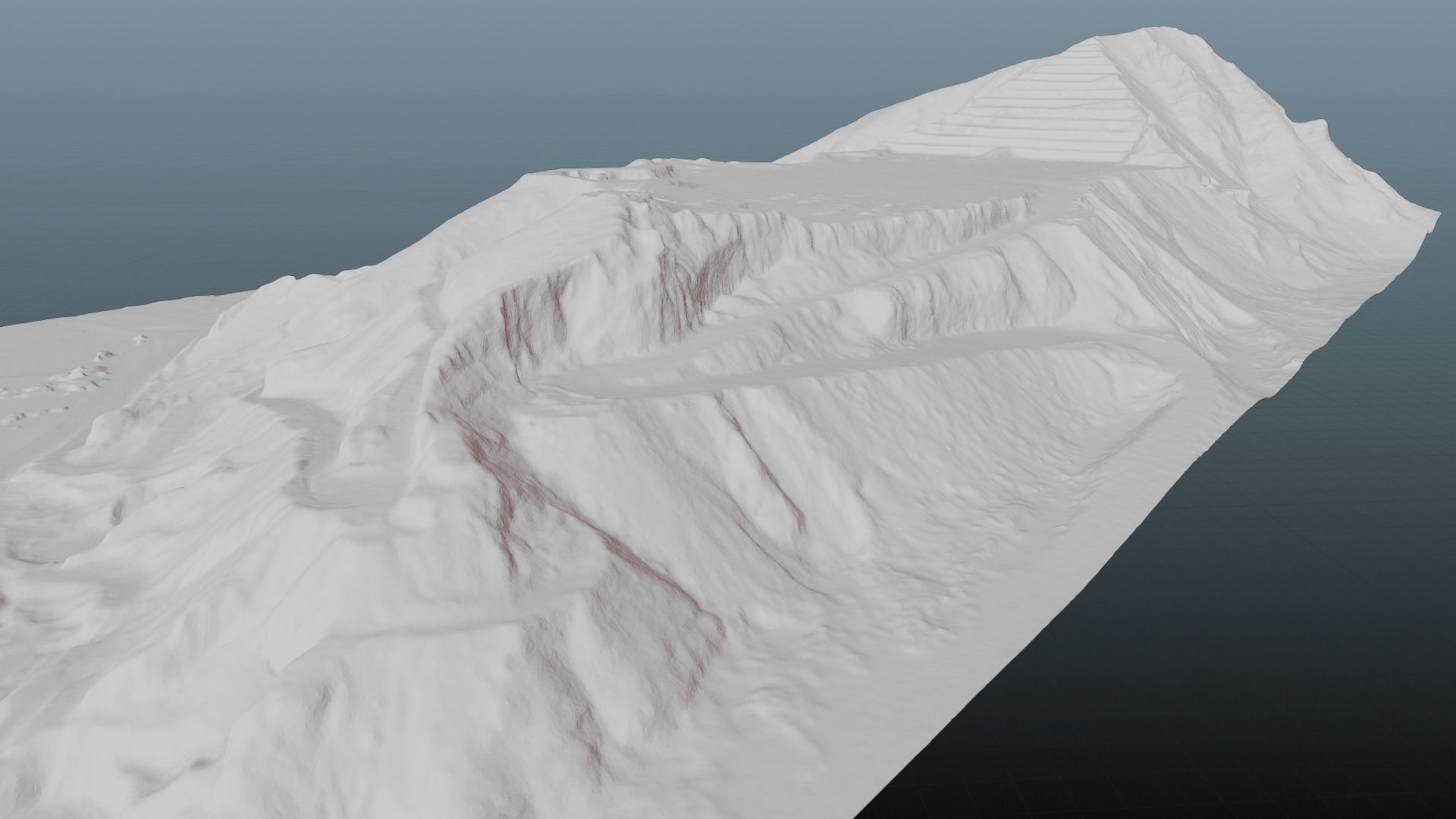 Pyramid Quarry Landscape 3D model_40