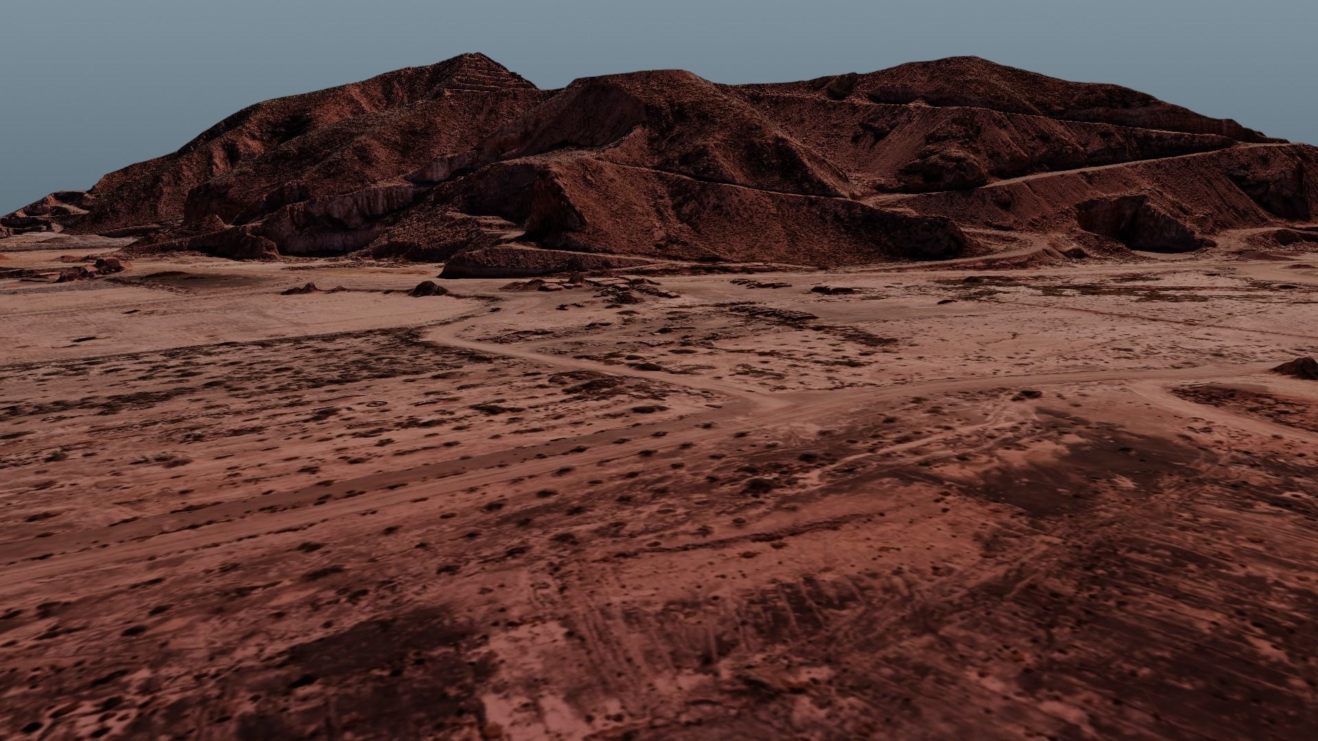 Pyramid Quarry Landscape 3D model_32