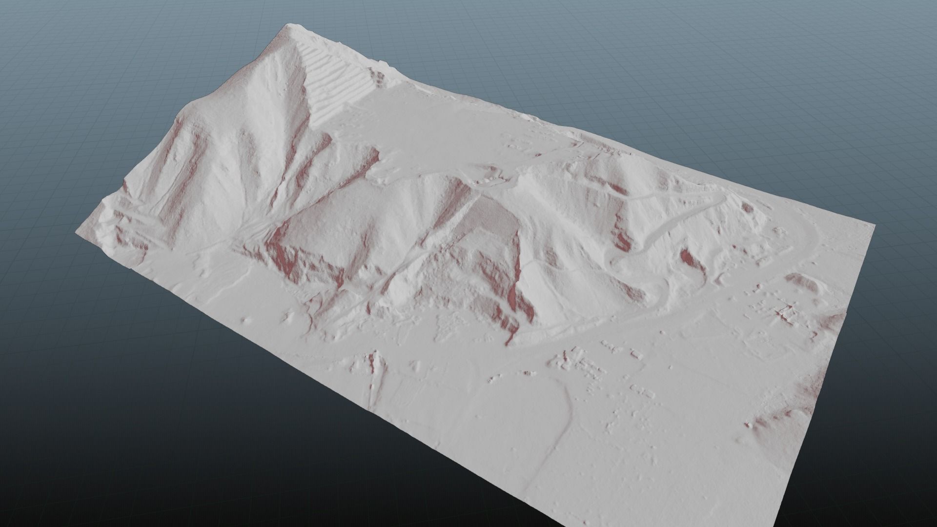 Pyramid Quarry Landscape 3D model_36