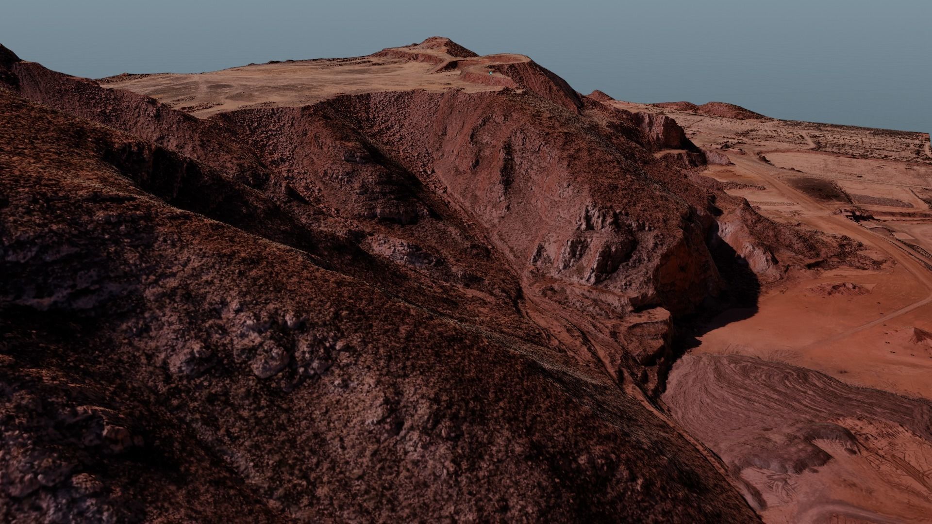Pyramid Quarry Landscape 3D model_31
