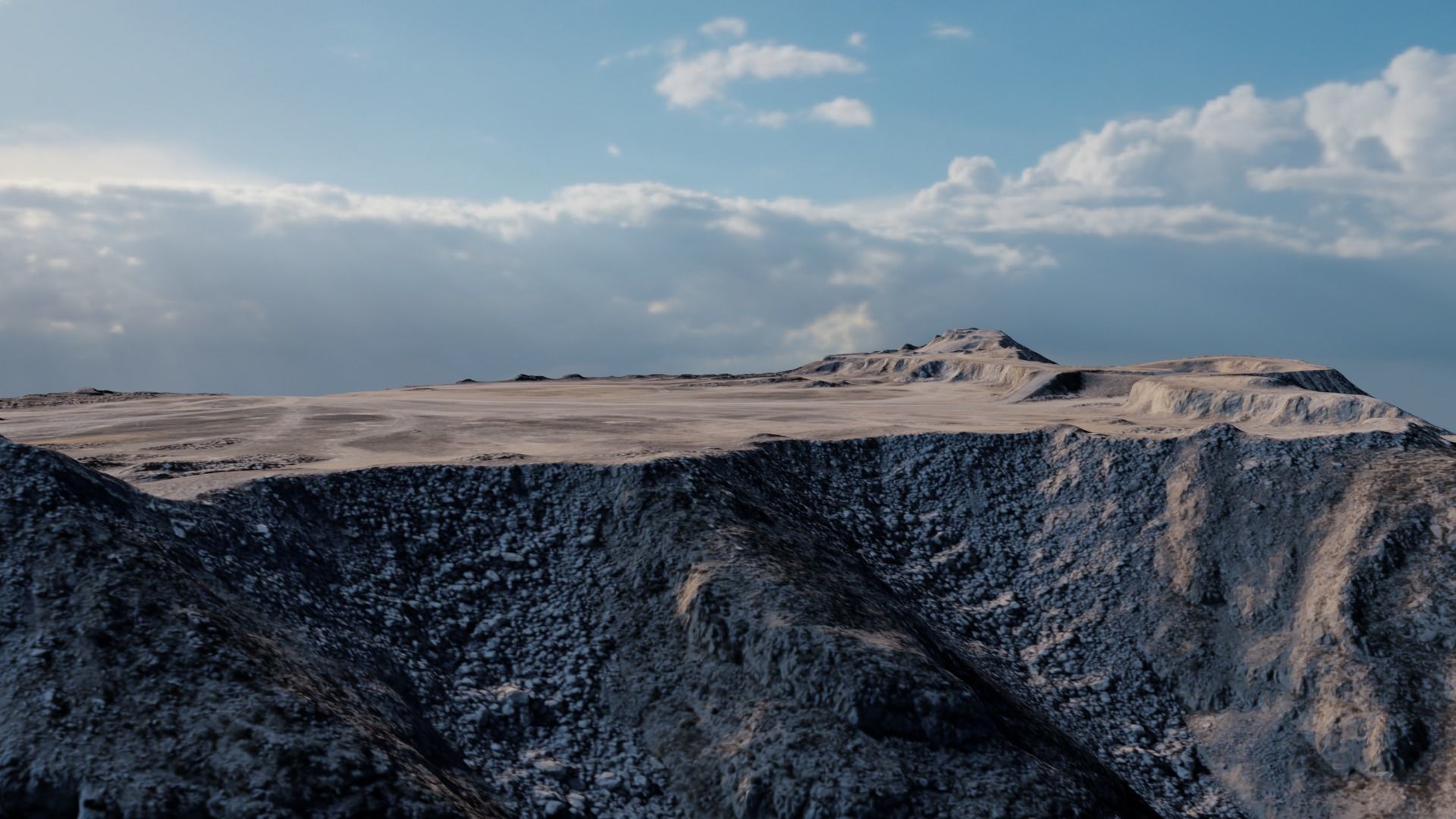 Pyramid Quarry Landscape 3D model_16