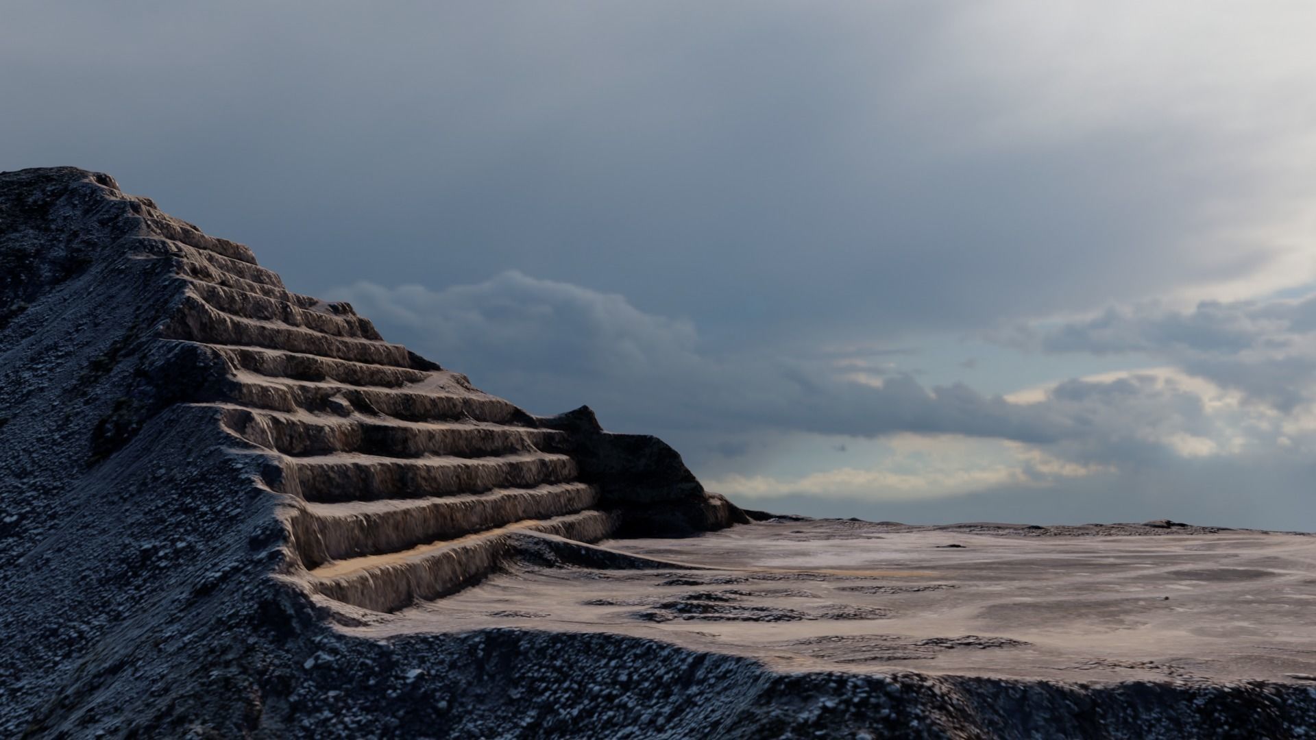 Pyramid Quarry Landscape 3D model_17