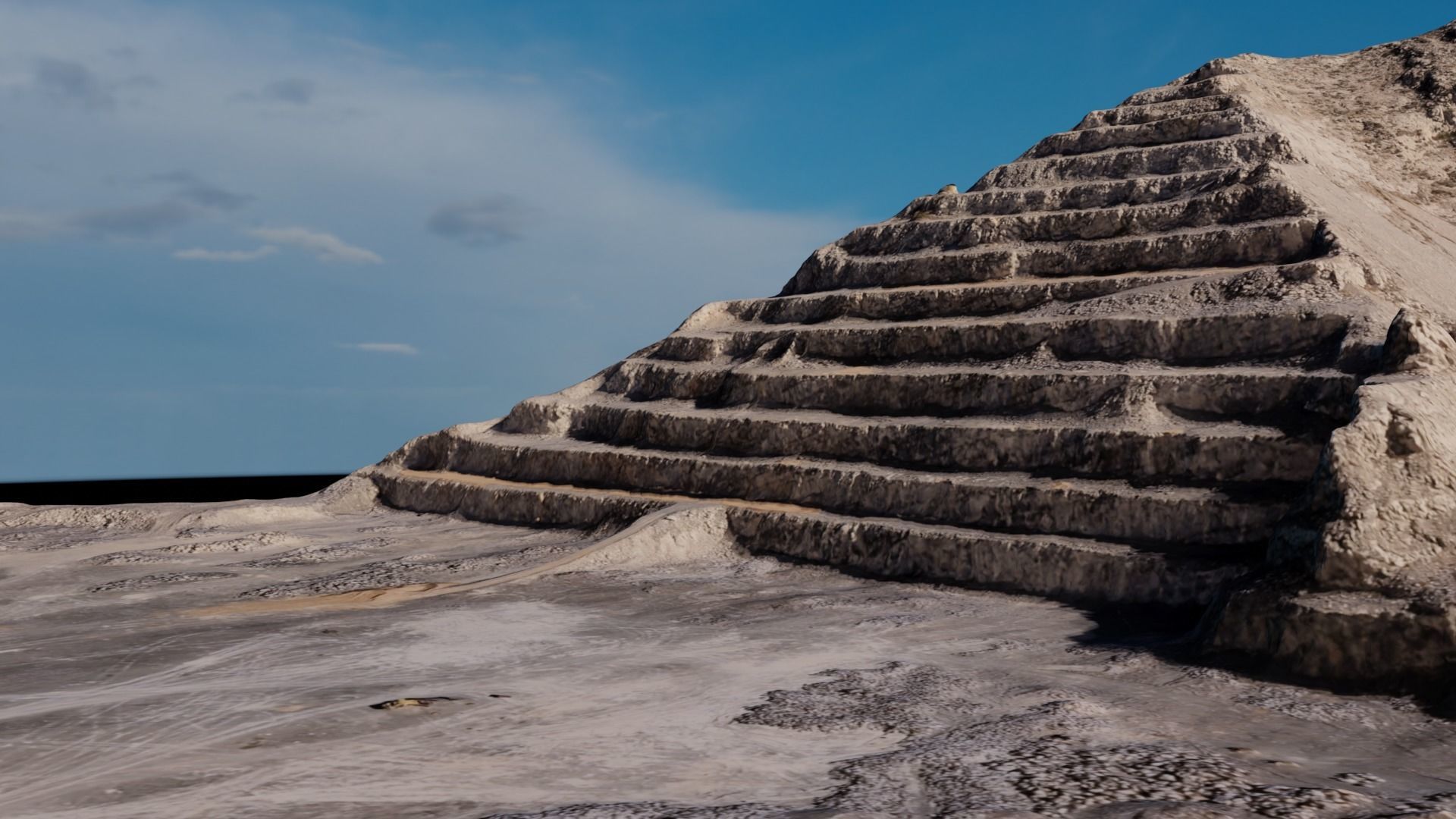 Pyramid Quarry Landscape 3D model_10