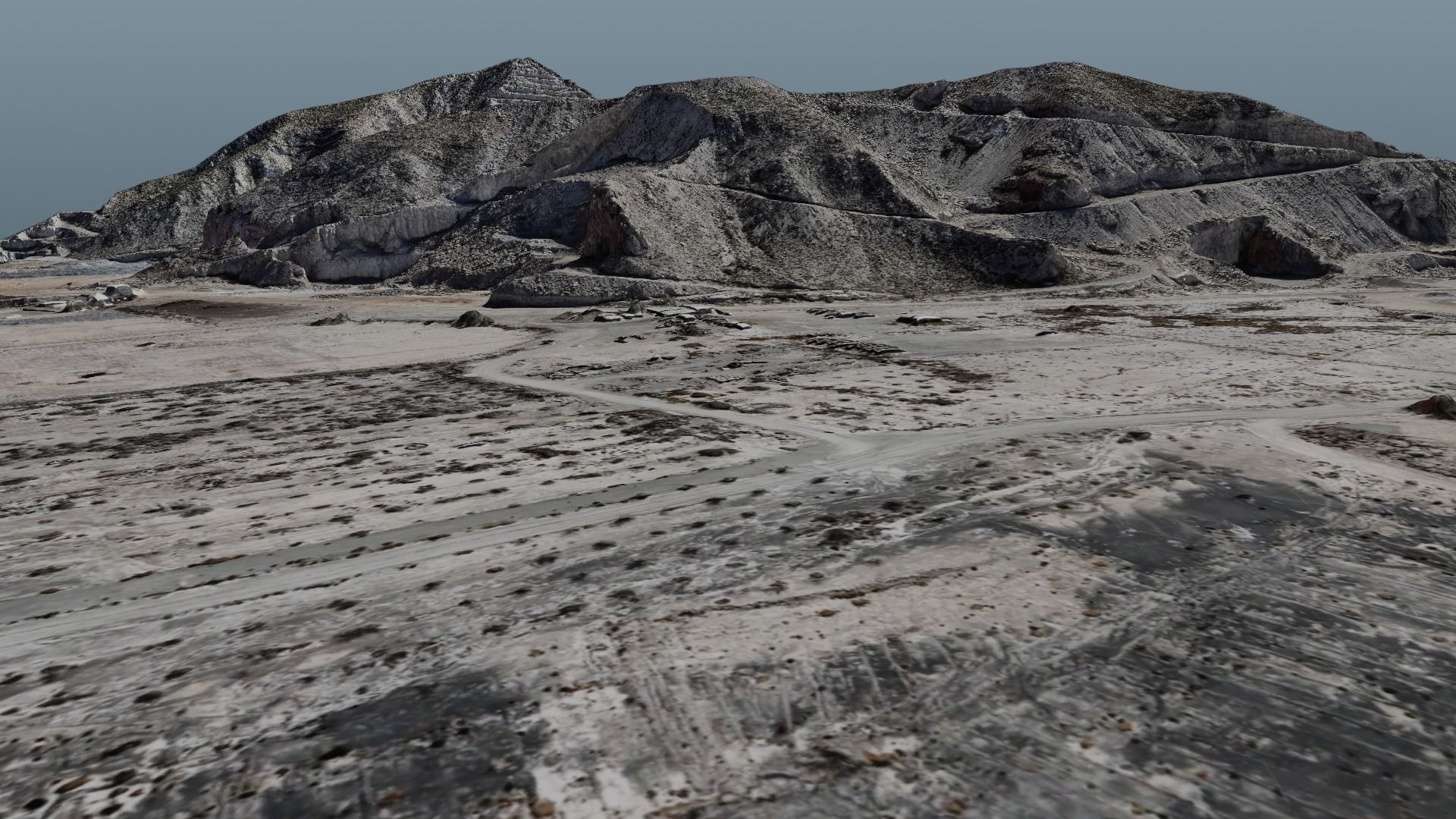 Pyramid Quarry Landscape 3D model_30
