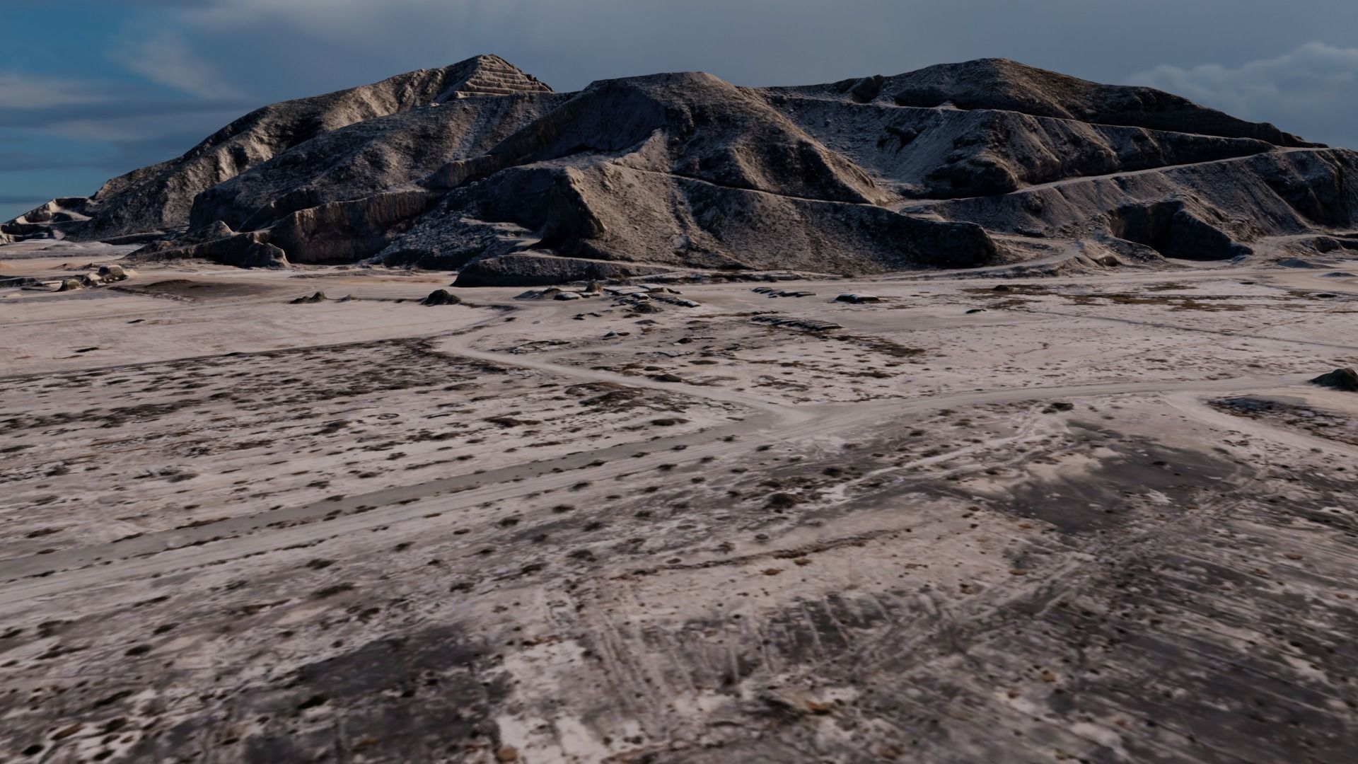 Pyramid Quarry Landscape 3D model_29