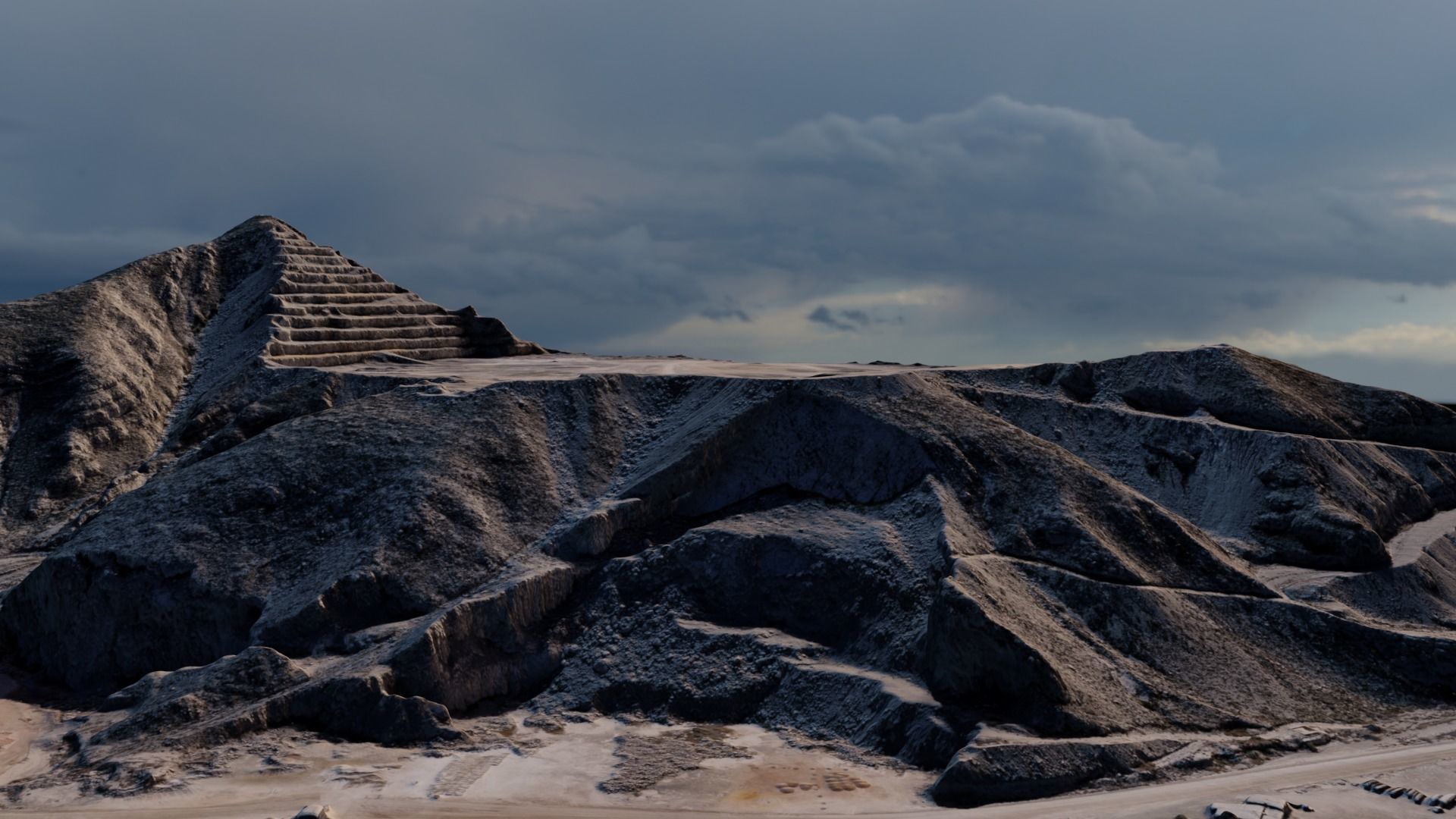Pyramid Quarry Landscape 3D model_13