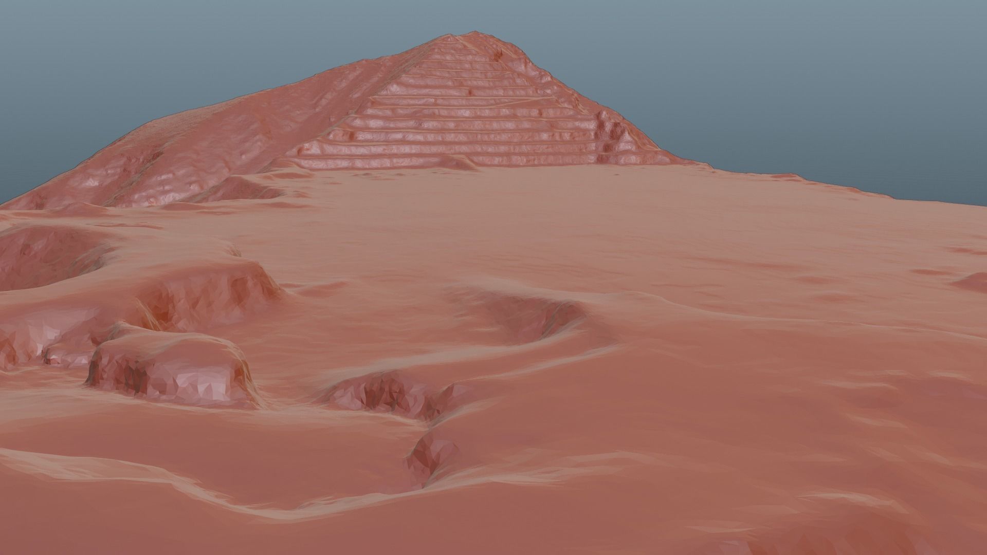 Pyramid Quarry Landscape 3D model_33