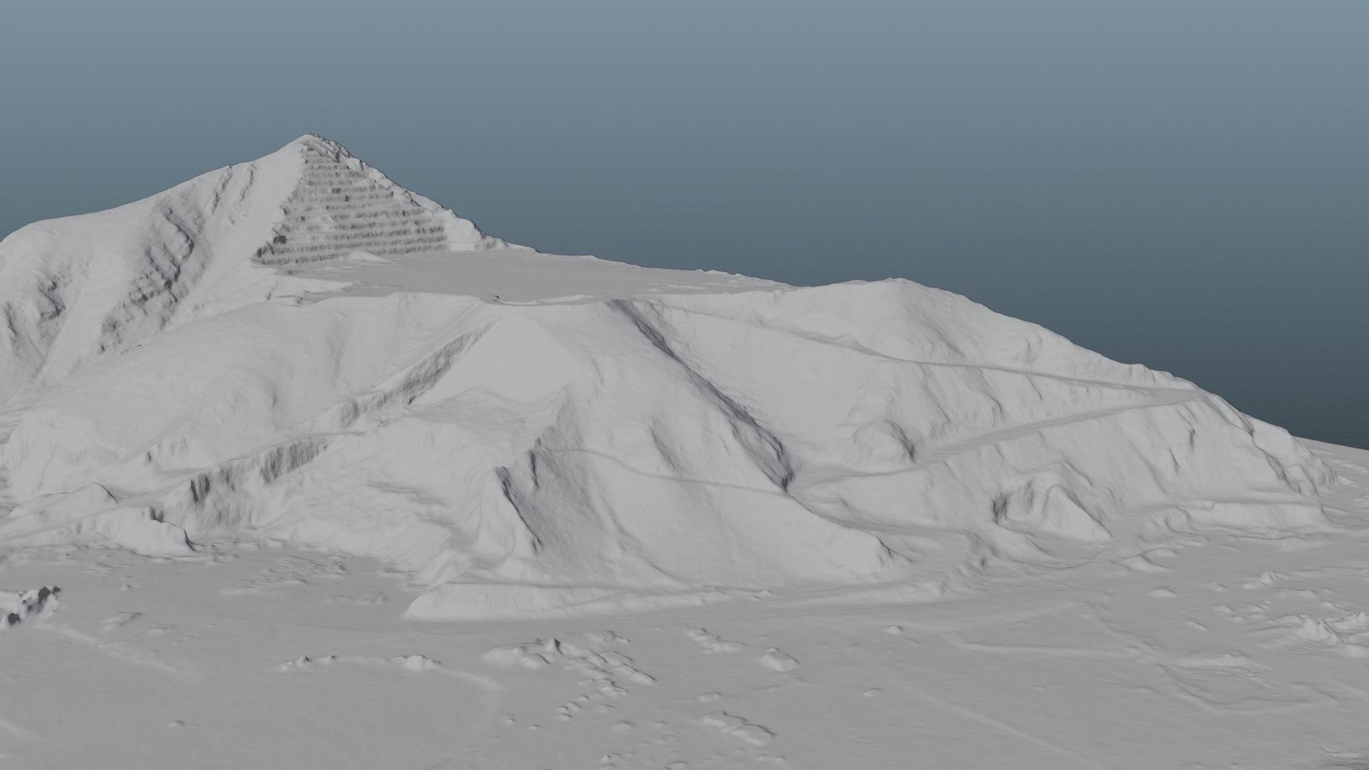 Pyramid Quarry Landscape 3D model_35